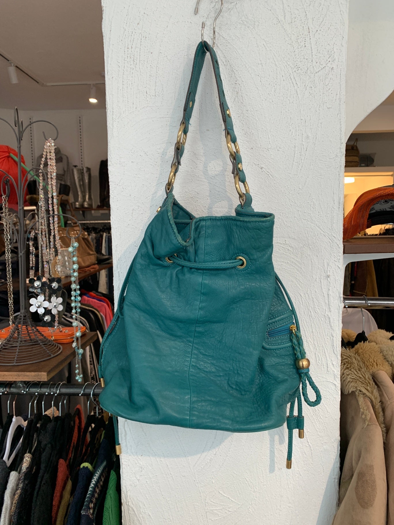 Bill Blass Tasche Türkis