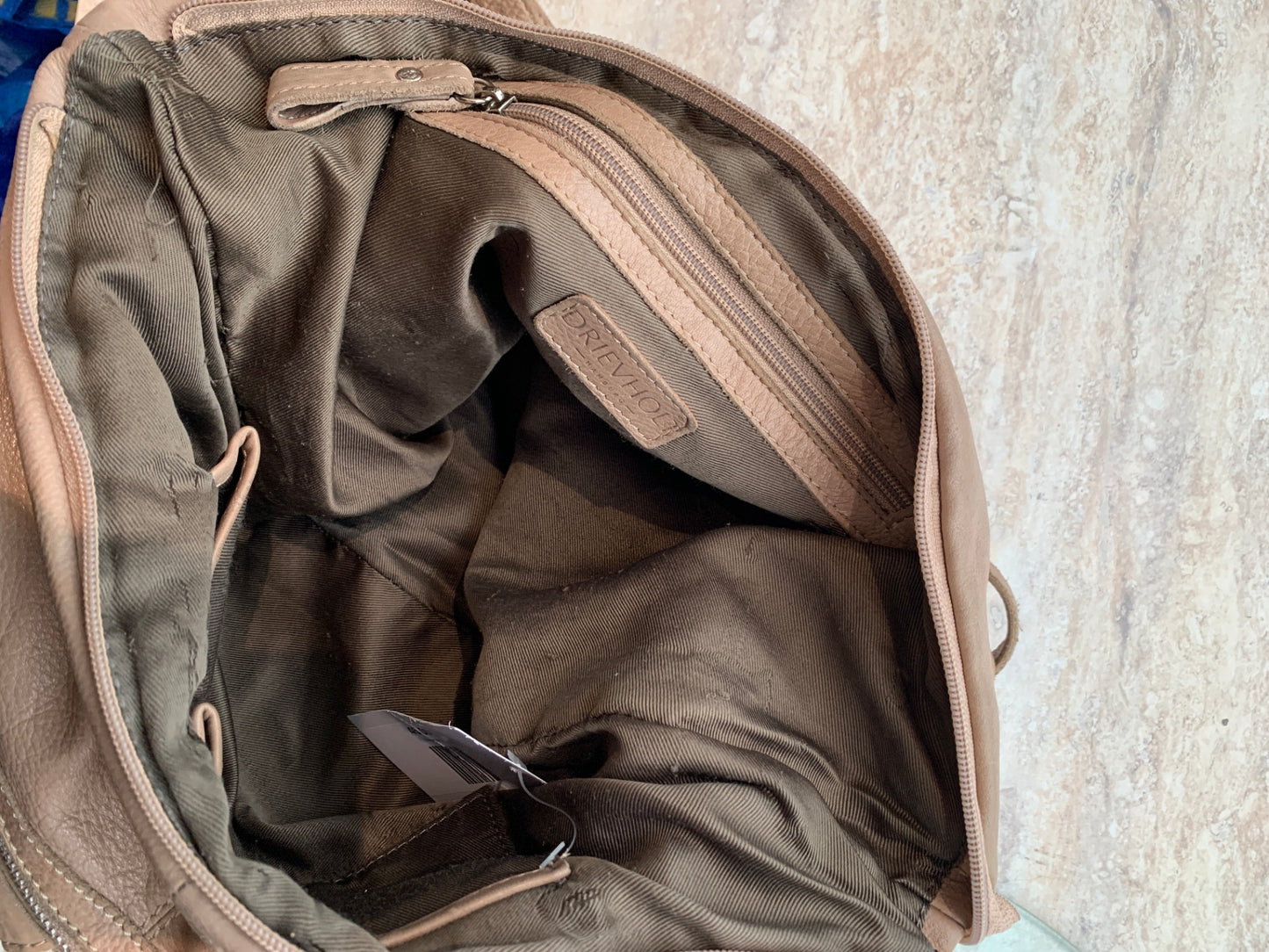 DRIEVHOD Handtasche Beige