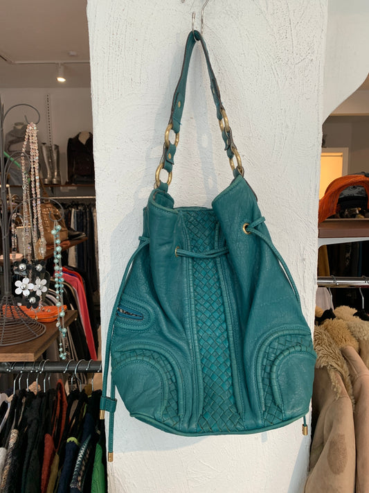 Bill Blass Tasche Türkis