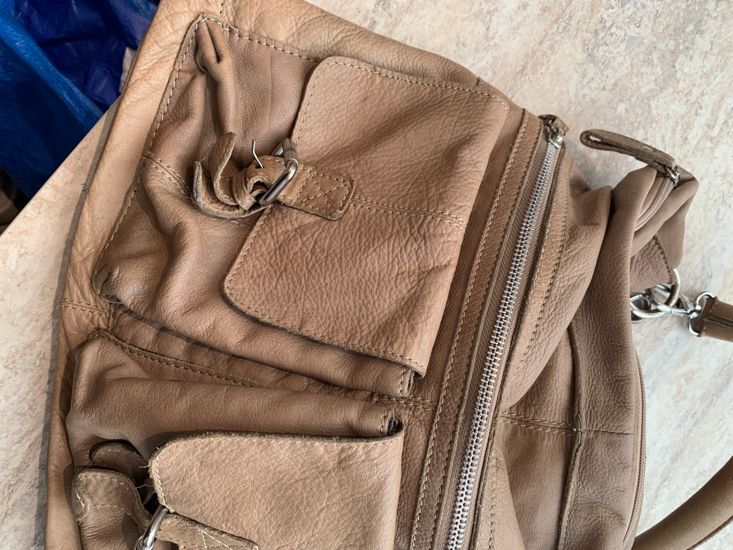 DRIEVHOD Handtasche Beige