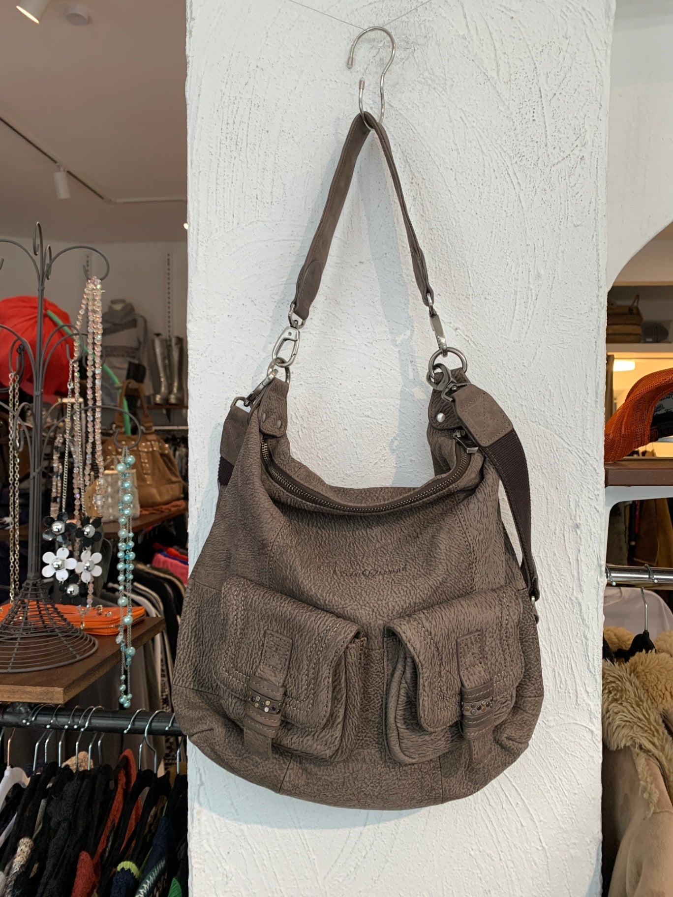 Schutzengel Handtasche Braun