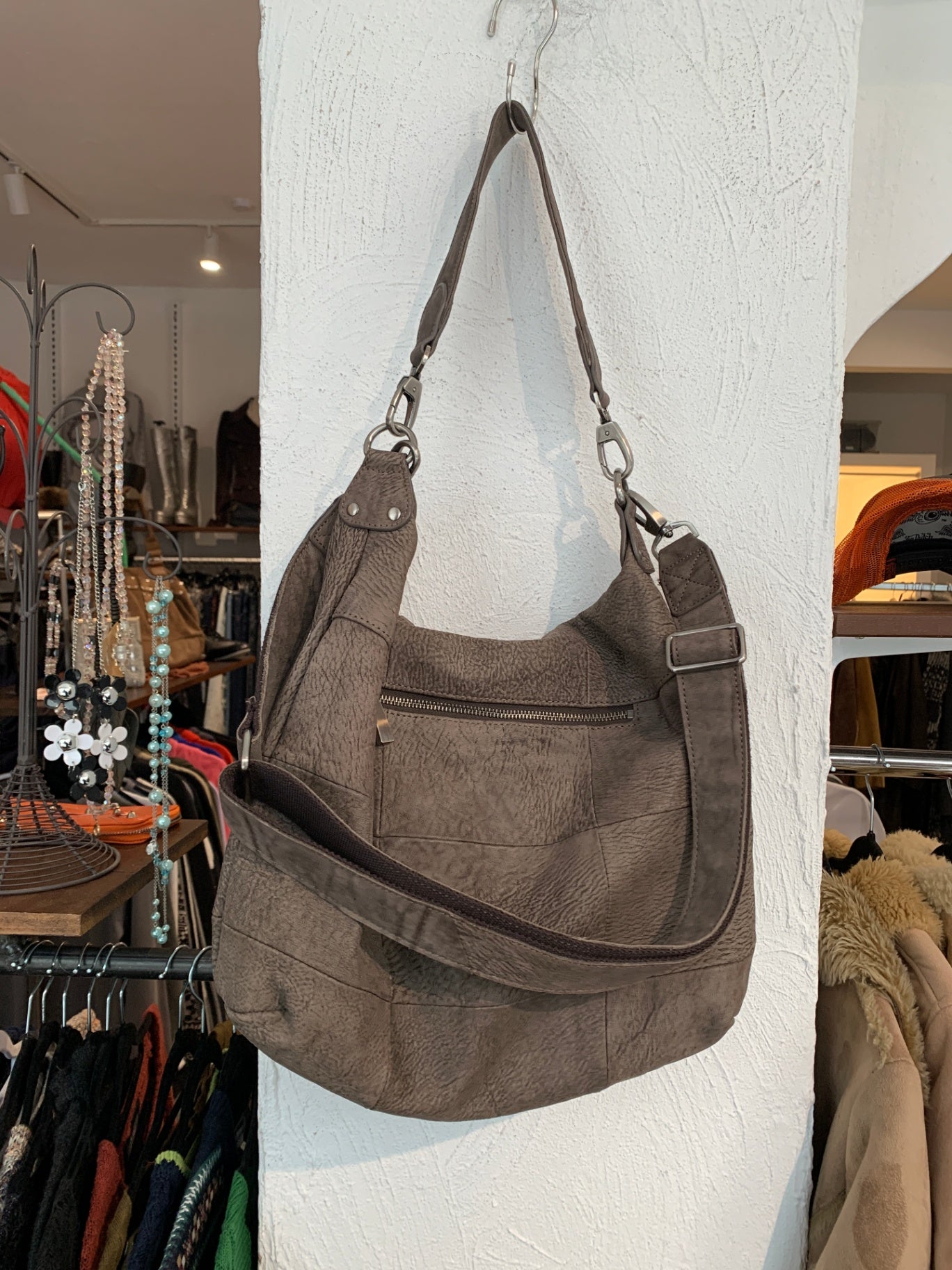 Schutzengel Handtasche Braun