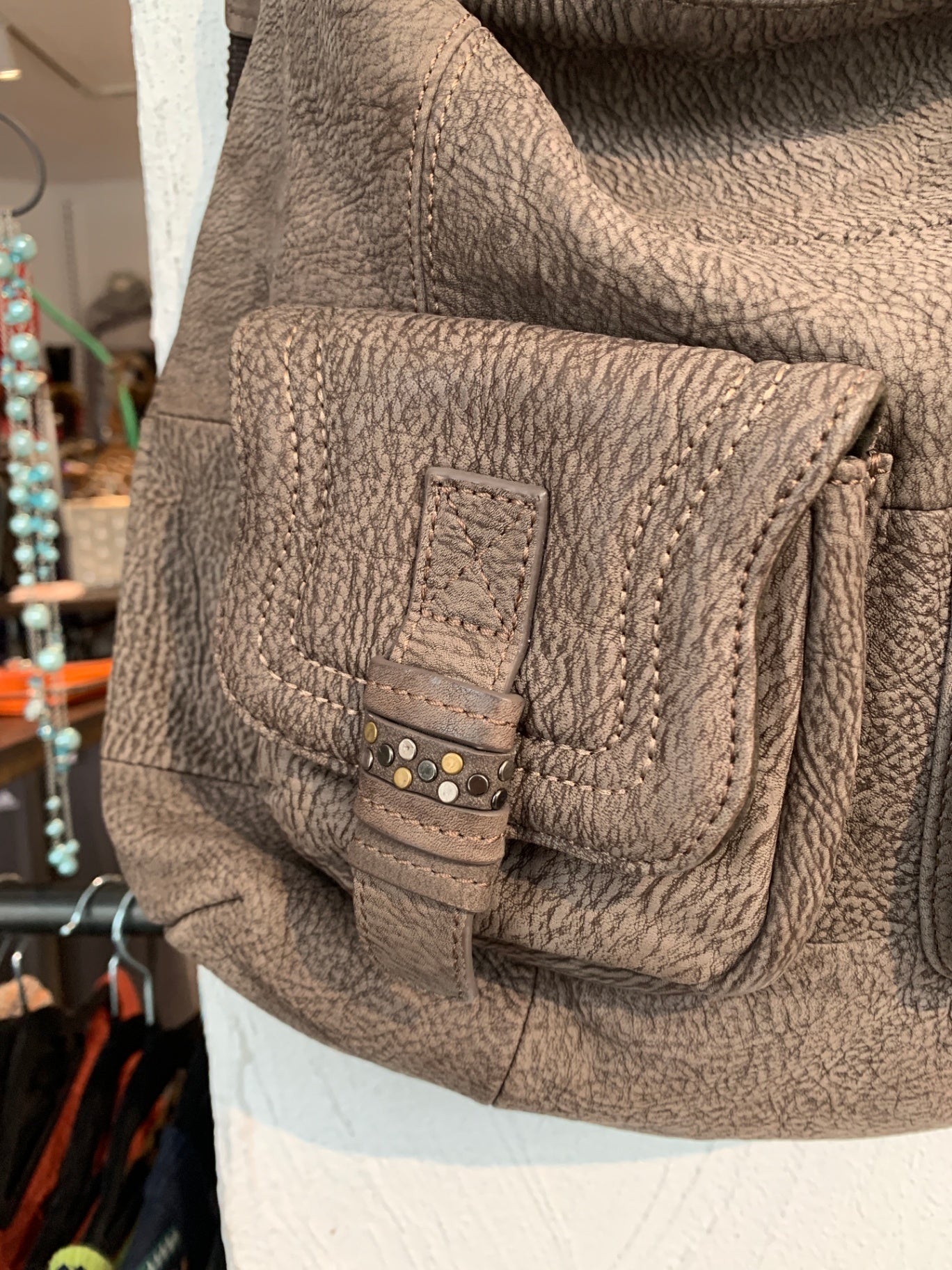 Schutzengel Handtasche Braun