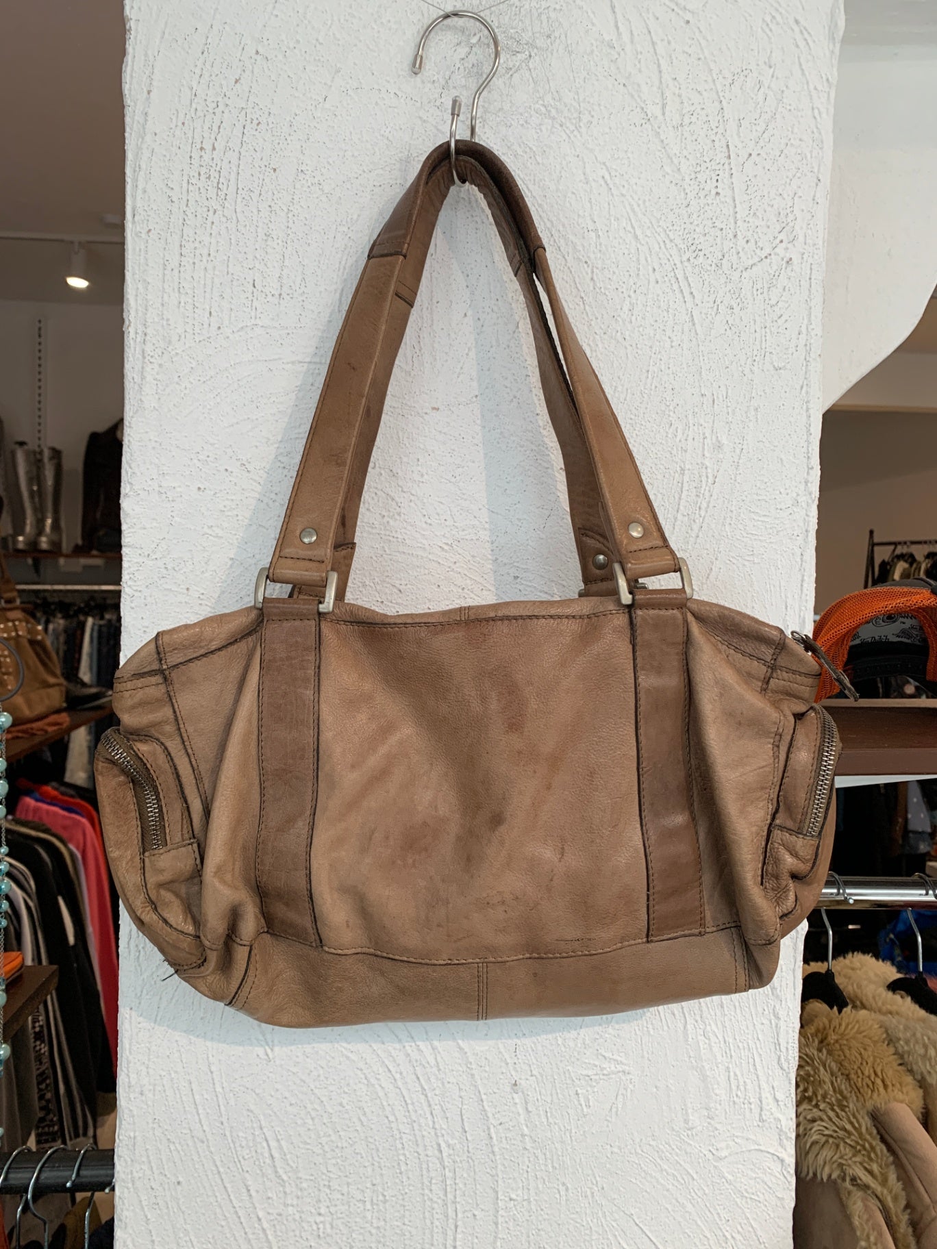 pieces Handtasche PREIS FEHLT Beige Braun