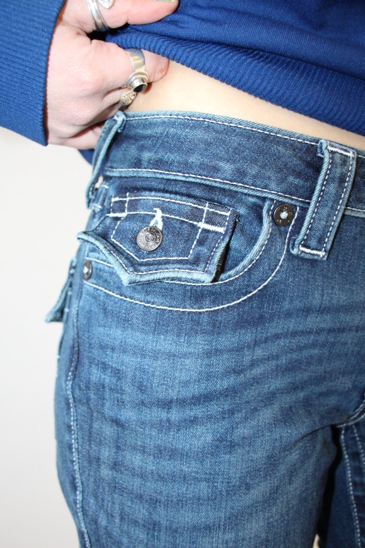 True Religion Blouson W26 Blau