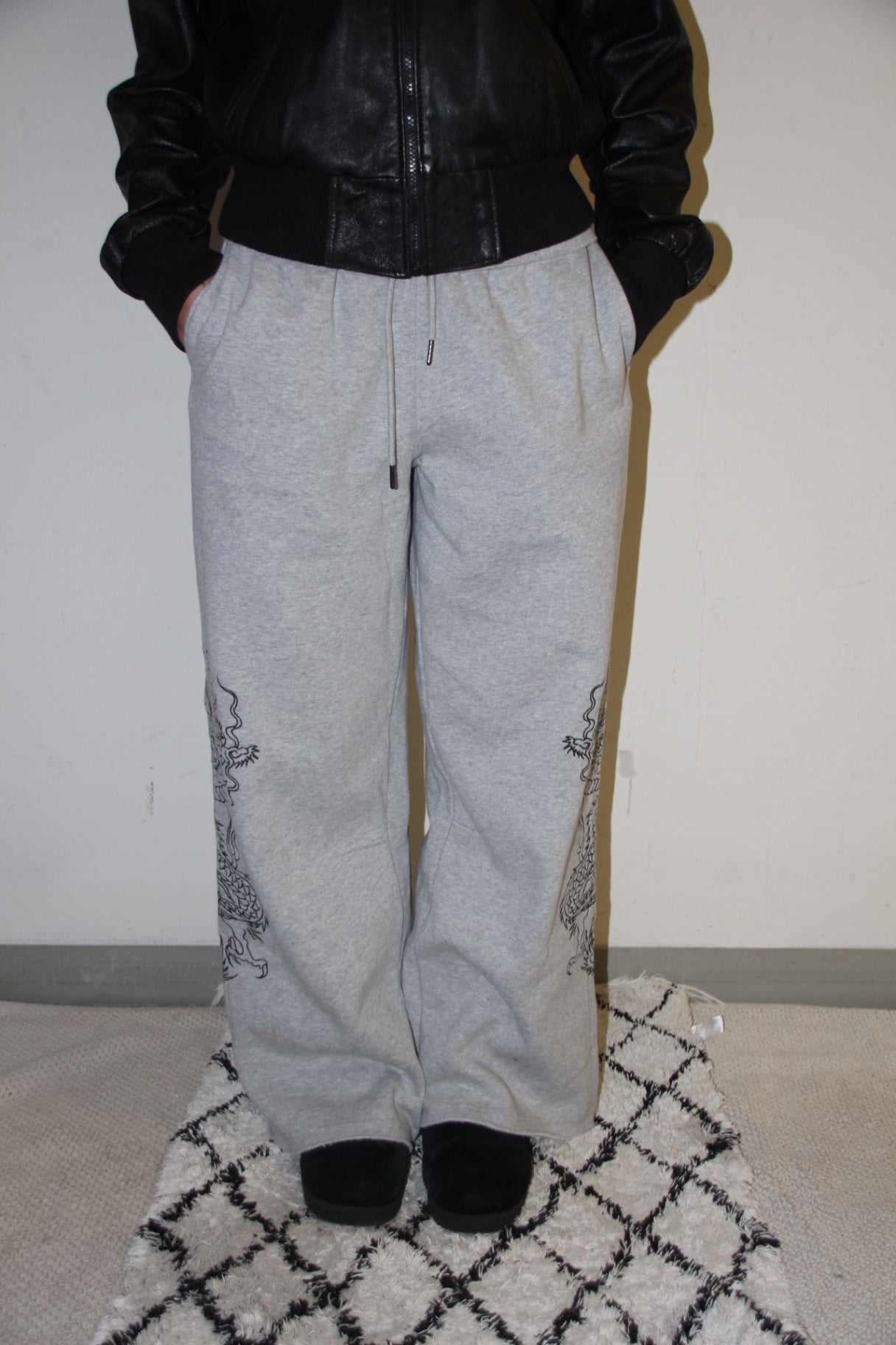 Ed Hardy Hose S Grau