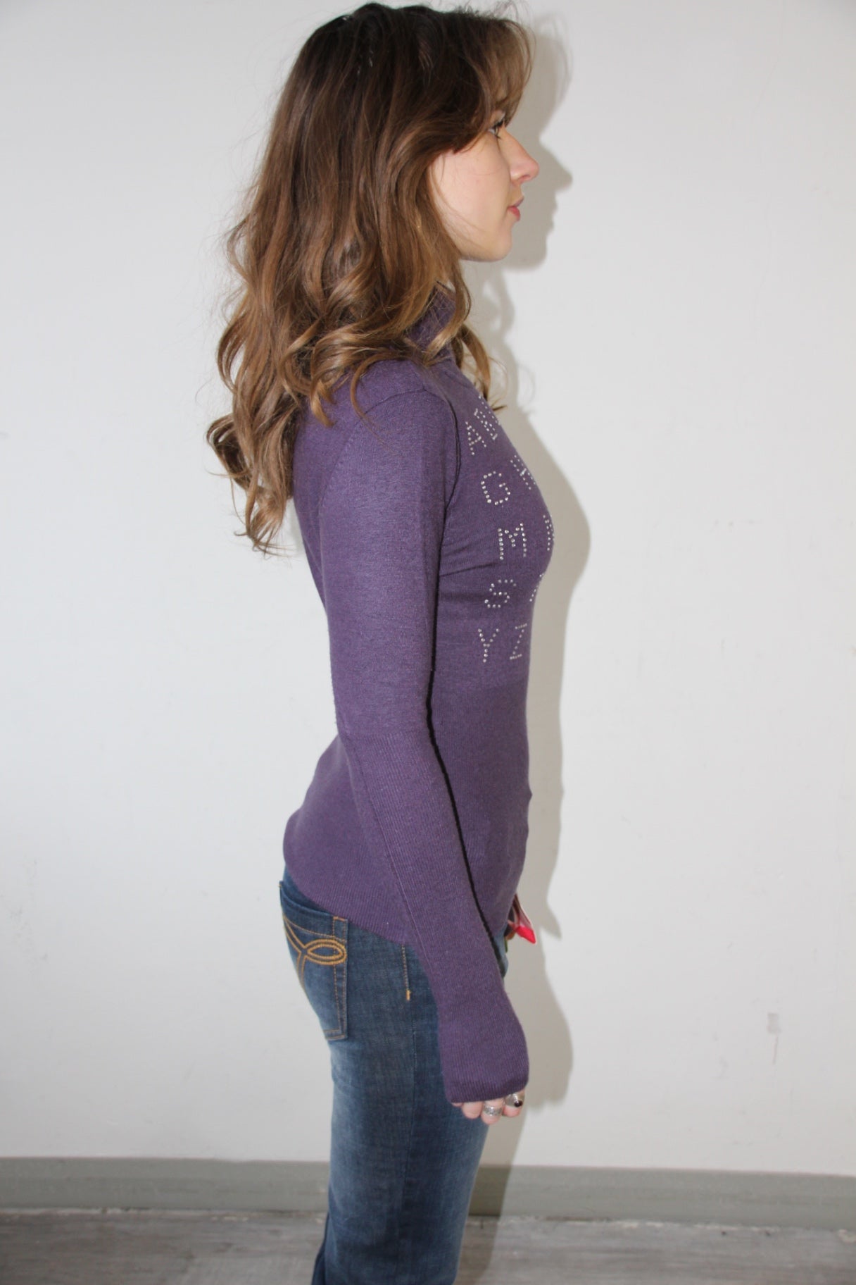 Unbekannt Pullover Lila