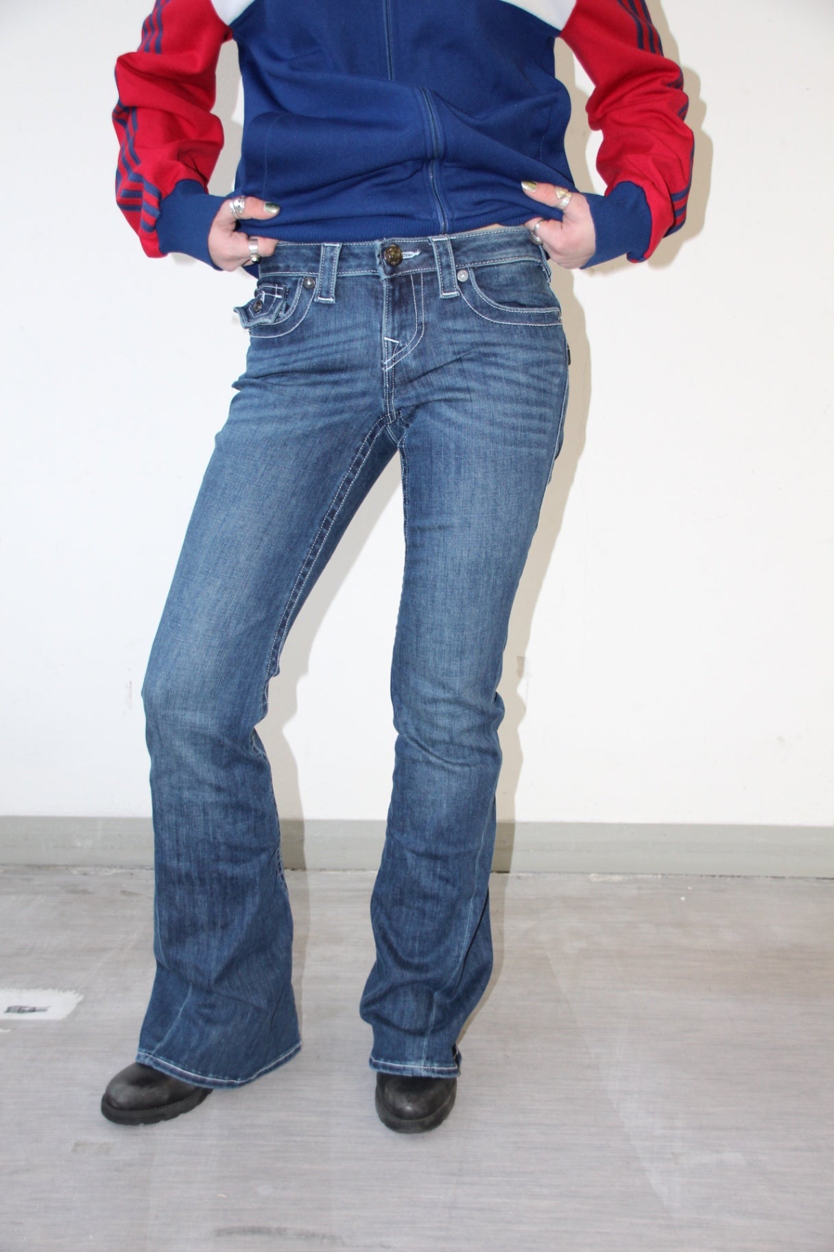 True Religion Blouson W26 Blau