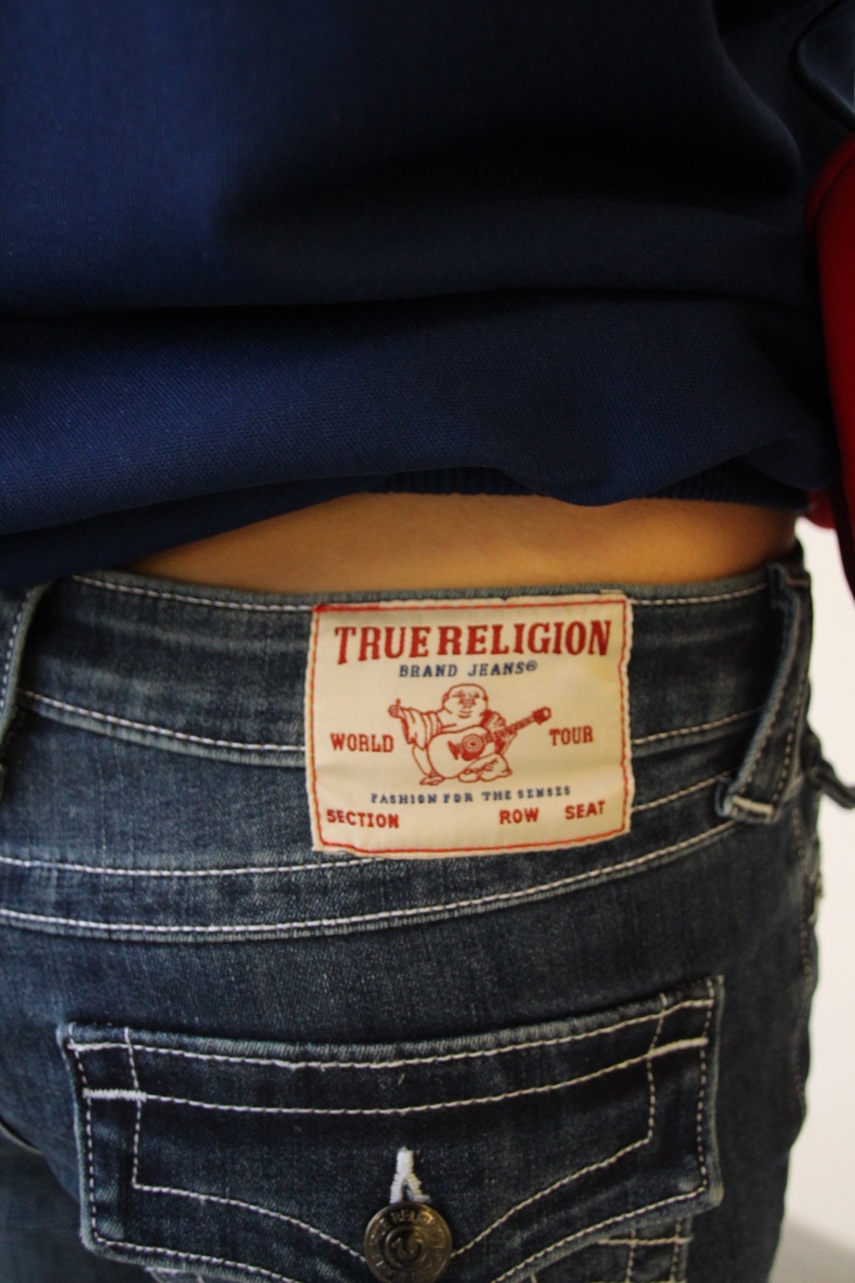 True Religion Blouson W26 Blau