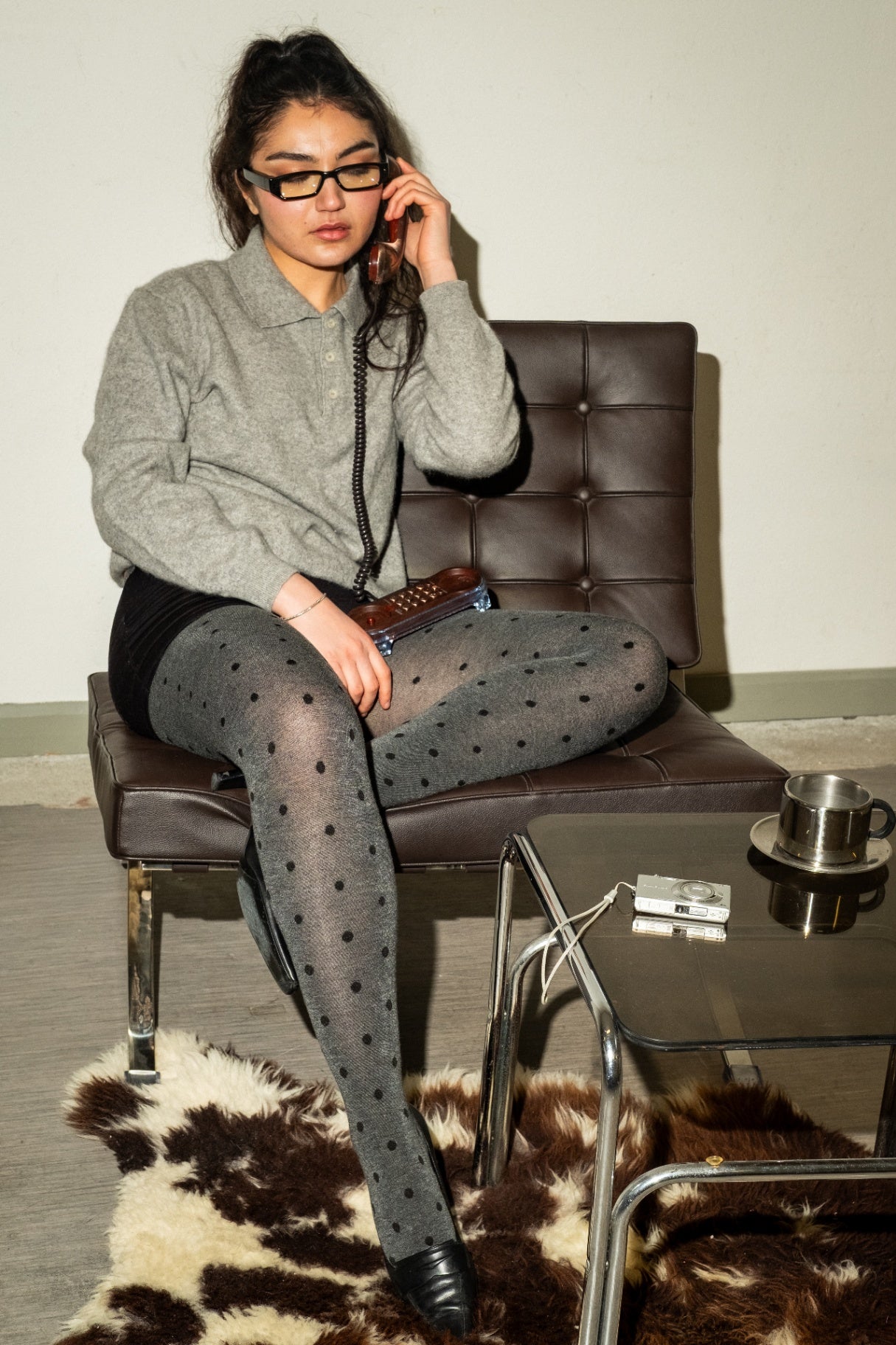 Vintage Cashmere Pullover Grau M