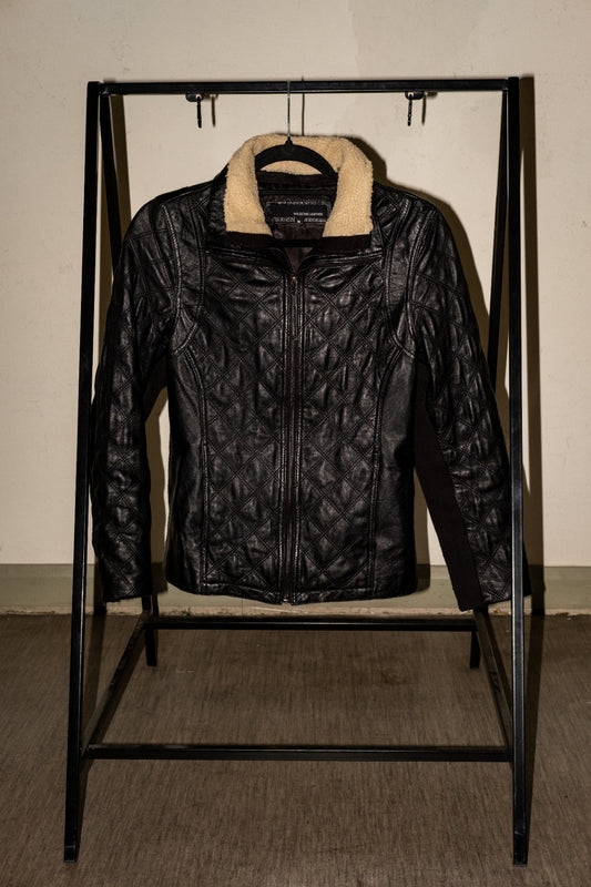 Wilsons Leather Jacke Schwarz