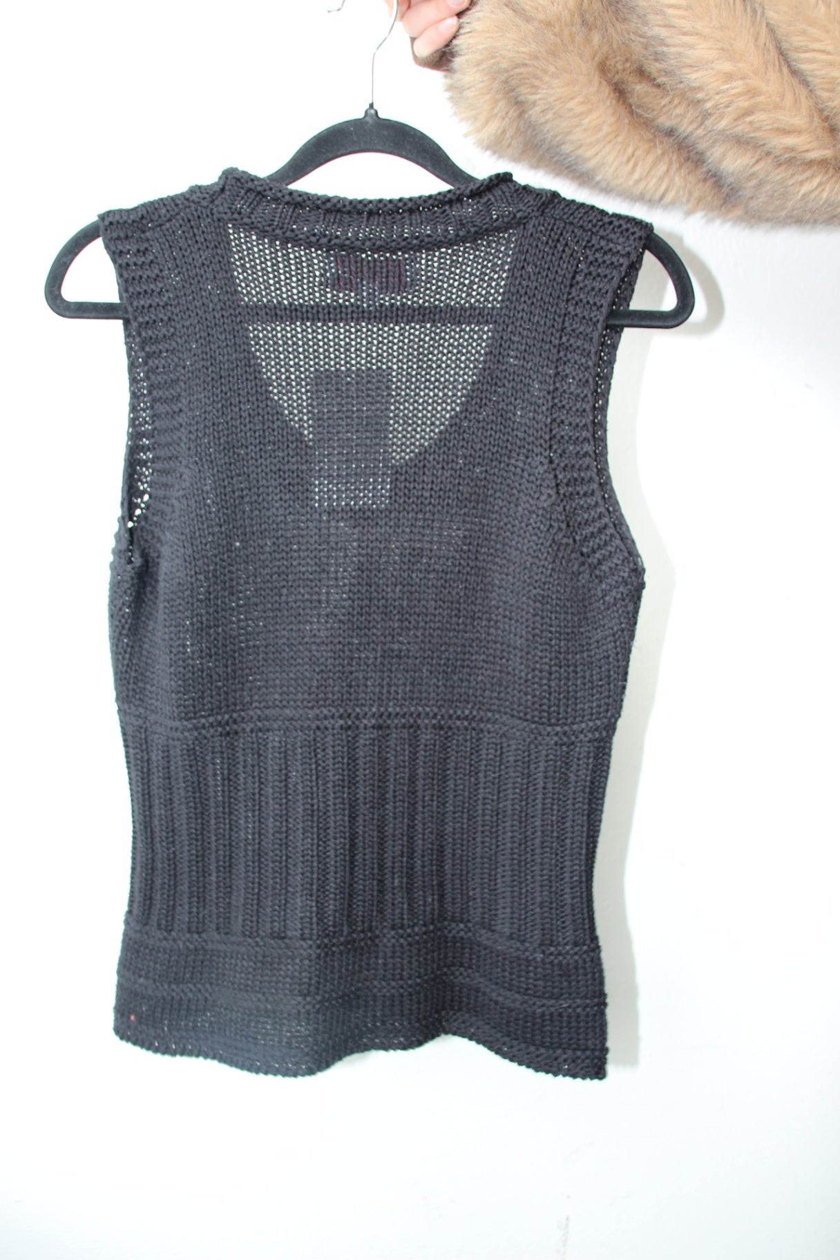 Ärmelloses Oberteil M Schwarz