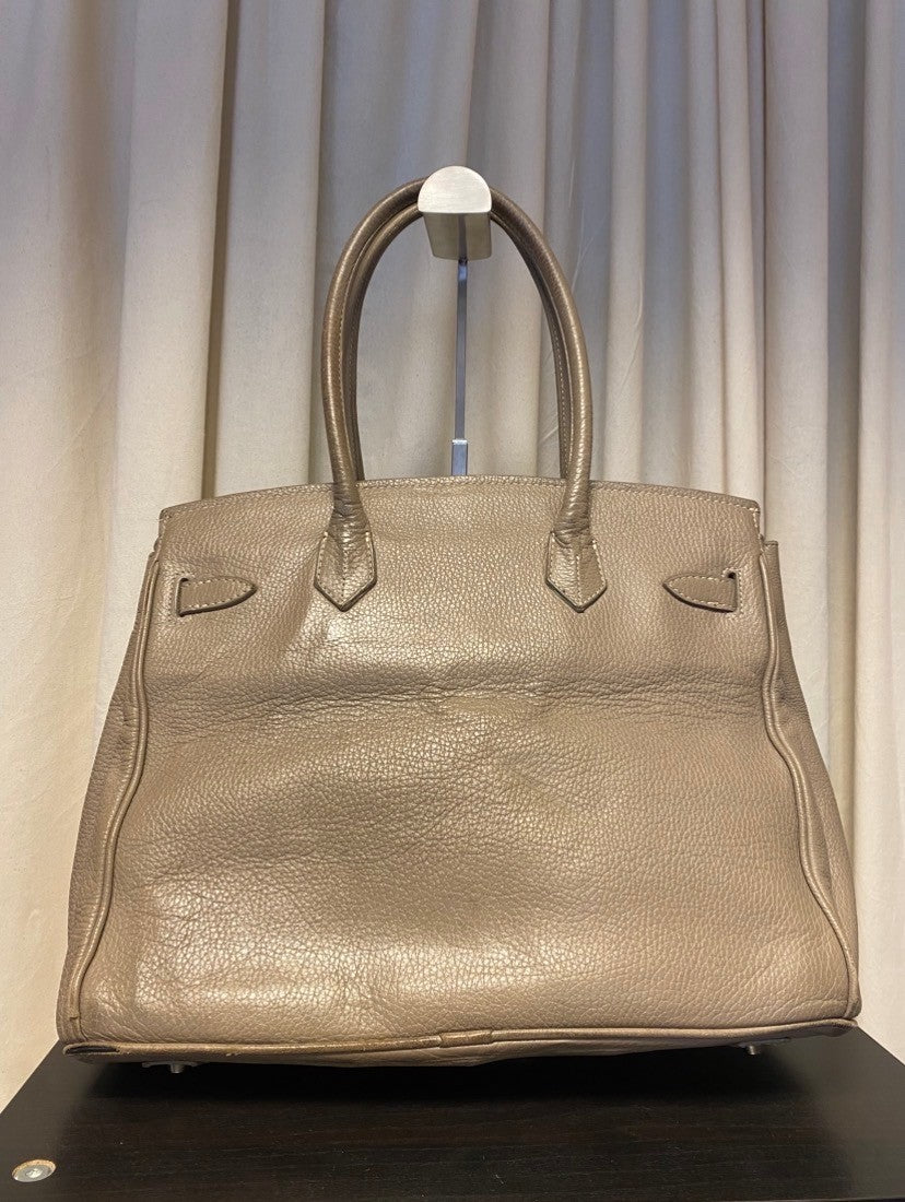 Tasche Groß Beige/Grau