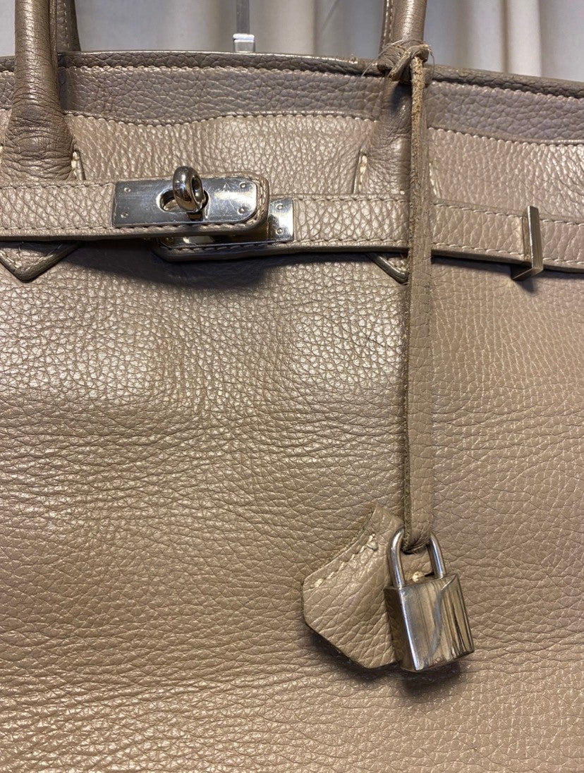 Tasche Groß Beige/Grau