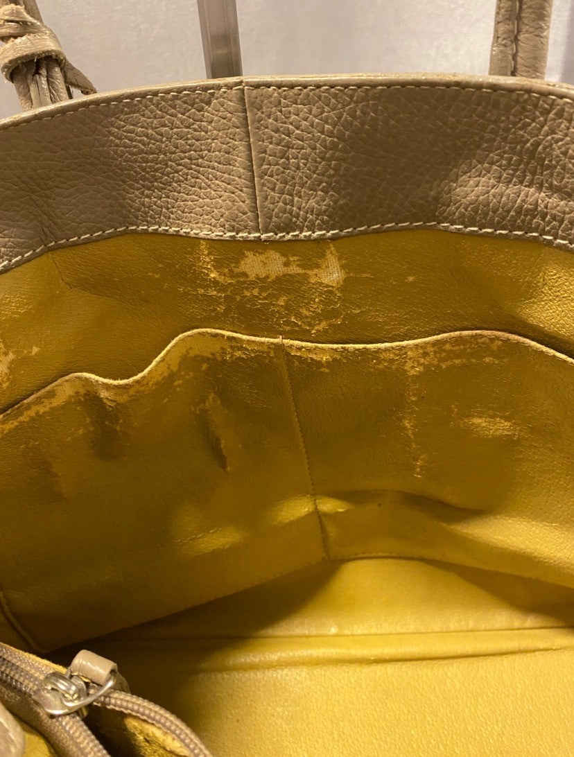 Tasche Groß Beige/Grau