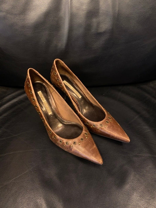Buffalo London Pumps 37 Braun mit Nieten