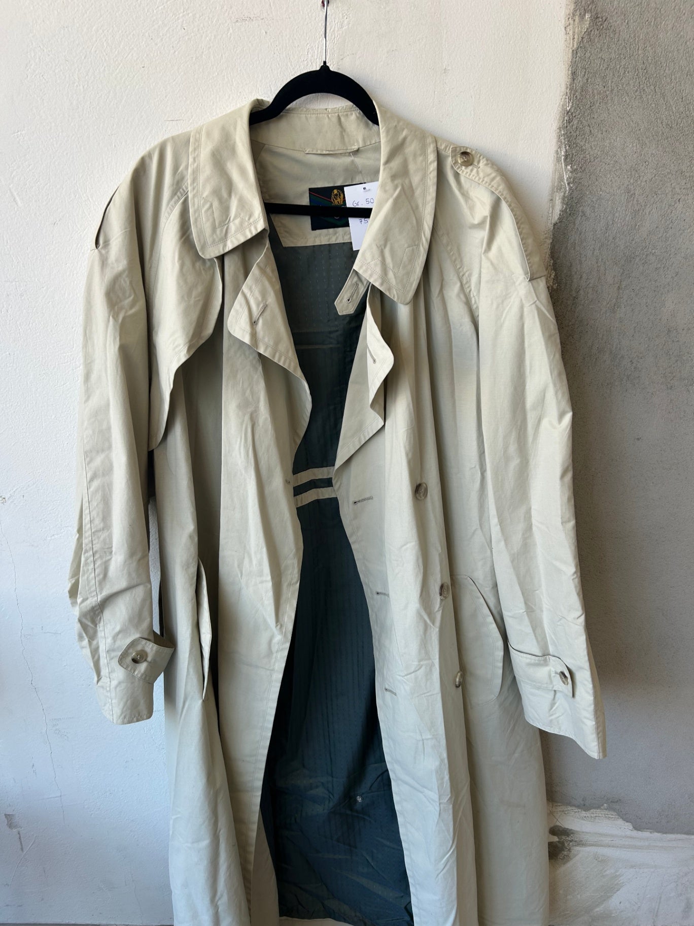 Bugatti Trenchcoat 50 Beige