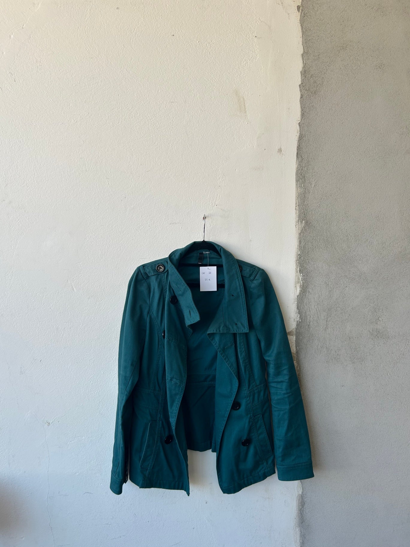 Jacke 38 Türkis