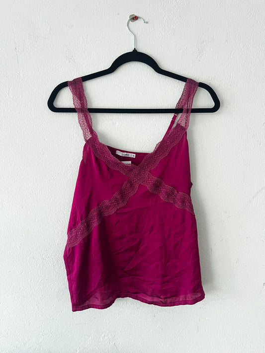 Ärmelloses Oberteil L/XL Pink