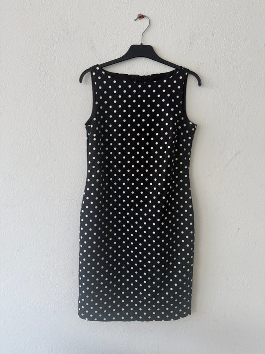 Ralph Lauren Kleid Schwarz mit weißen Punkten