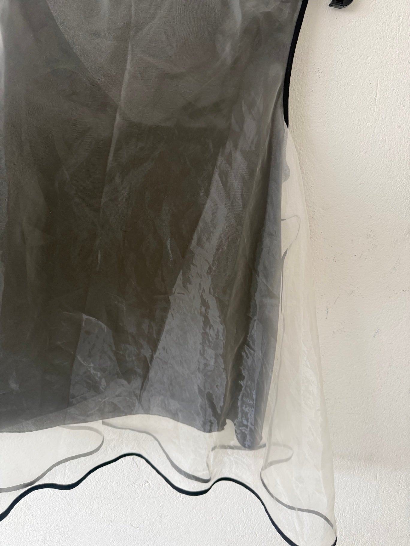 Oberteil M Schwarz und Transparent
