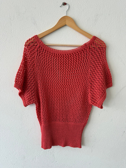 Ärmelloses Oberteil L Rot