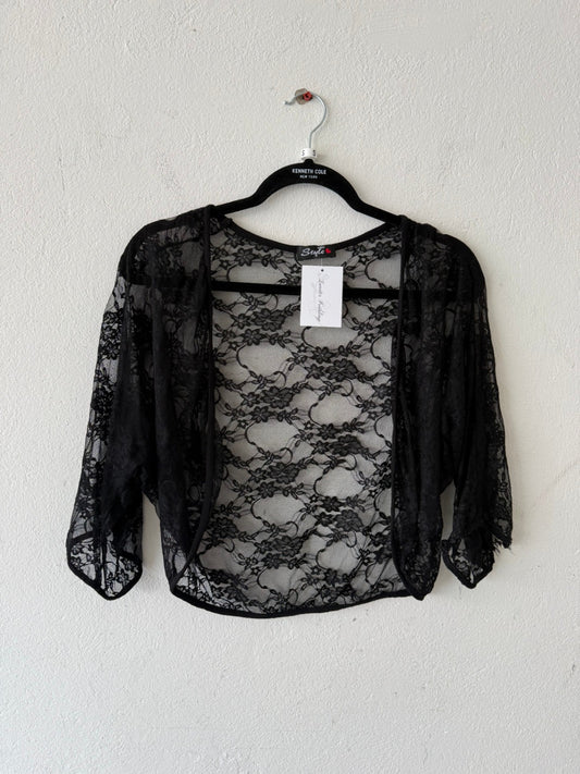 Blazer S Grau und Weiß