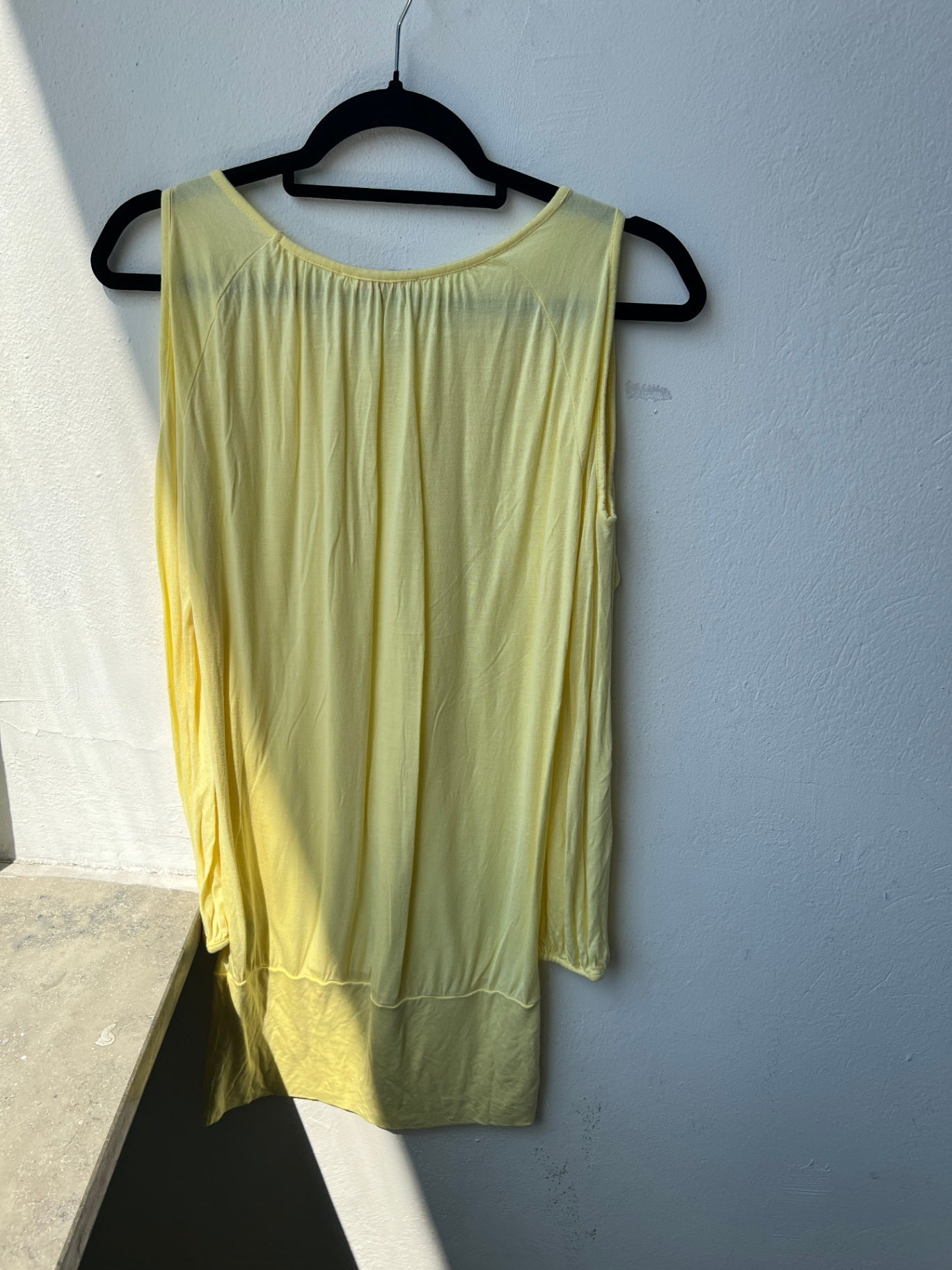 Kleid M Buttergelb