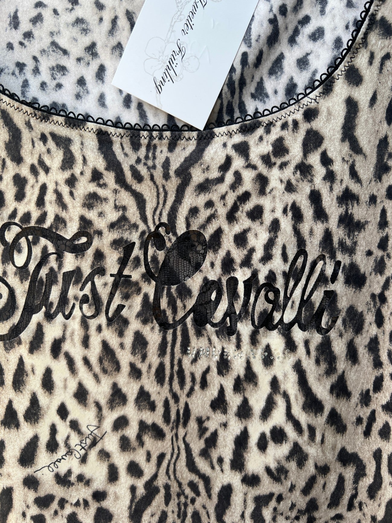 Just Cavalli T-Shirt M Leopardenmuster 