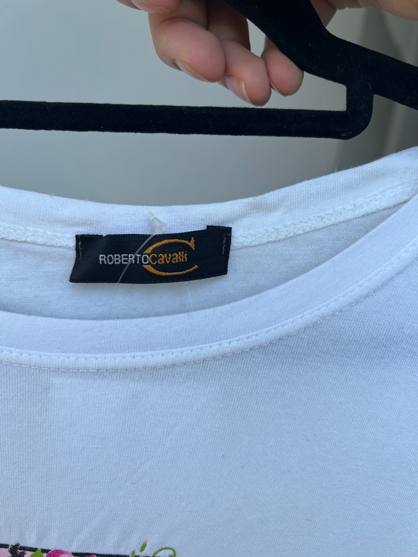 Roberto Cavalli T-Shirt S/M Weiß 