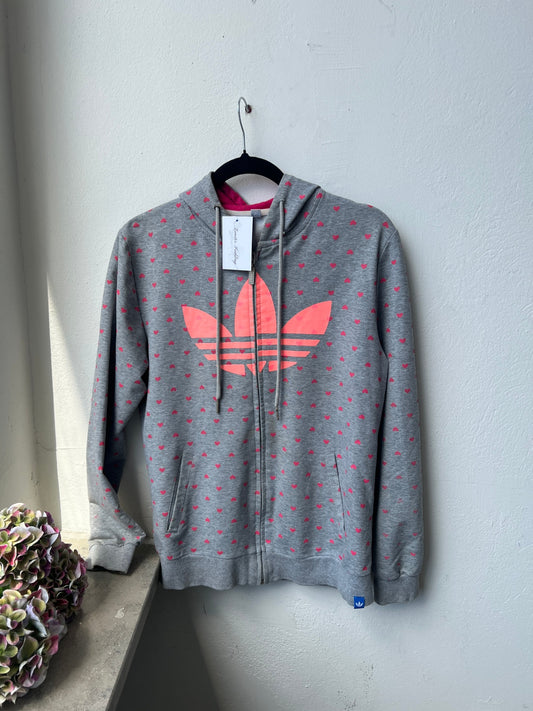 Adidas Jacke S Grau Pink