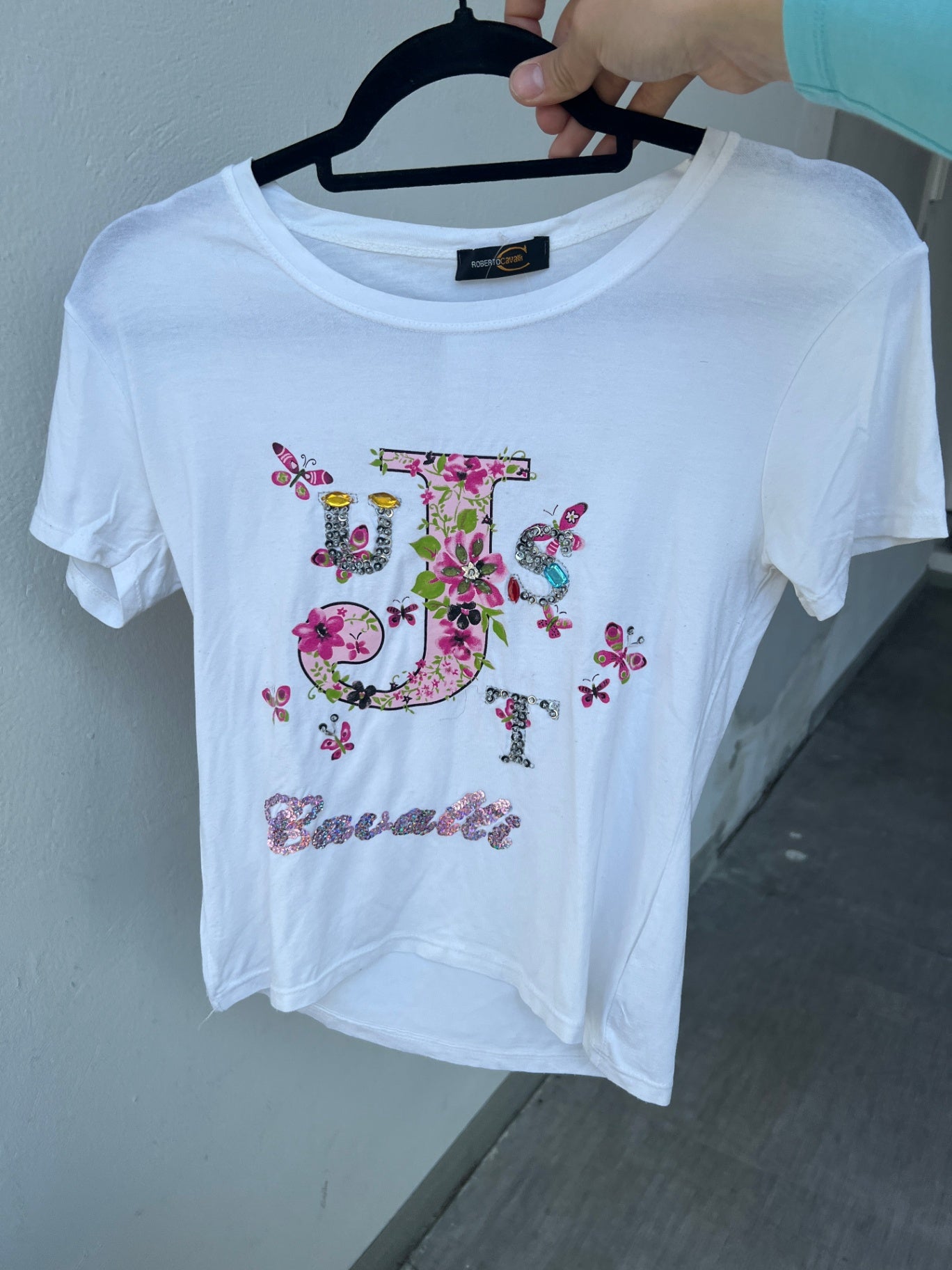 Roberto Cavalli T-Shirt S/M Weiß 