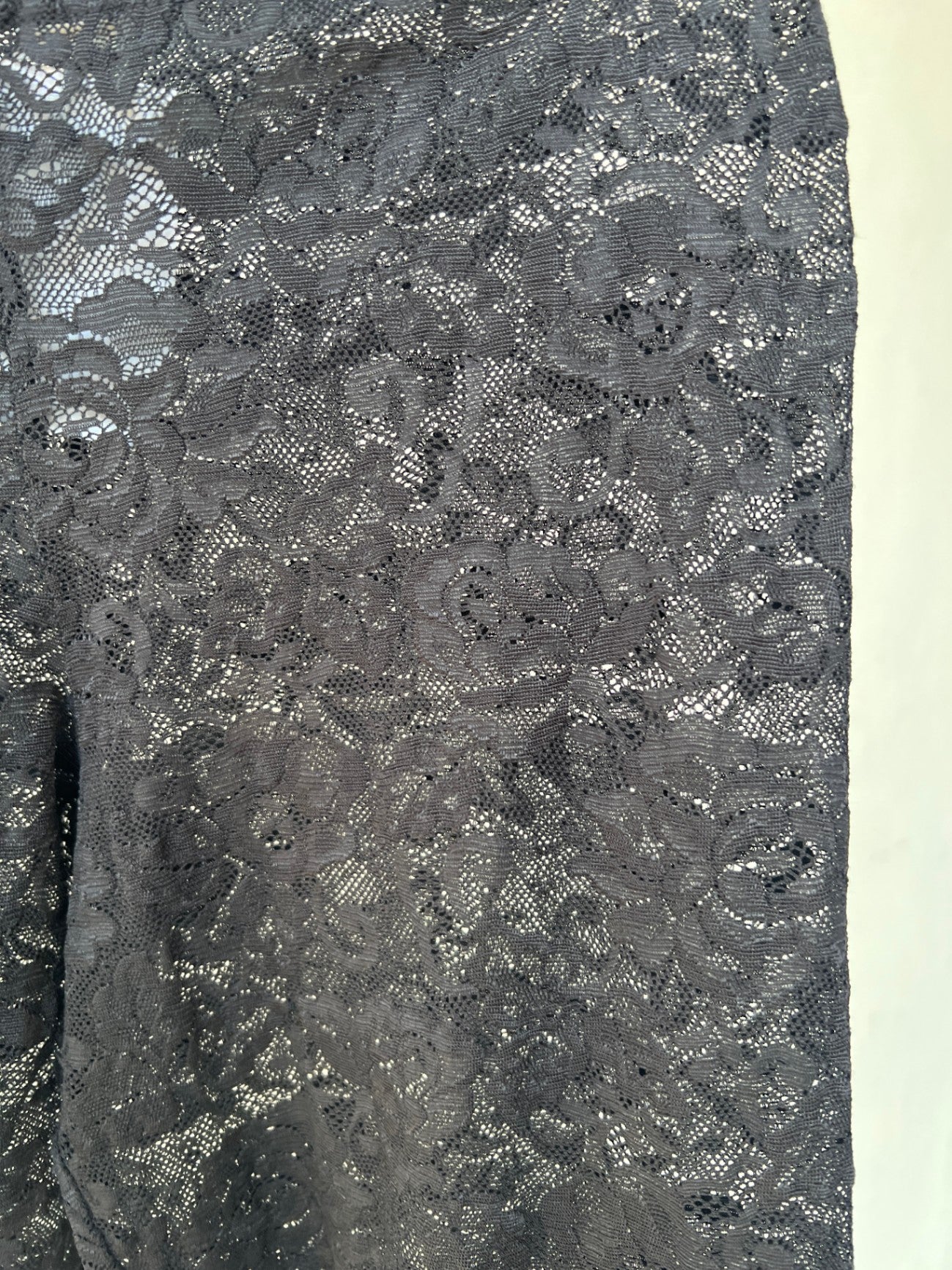 Hose aus Spitze S Schwarz