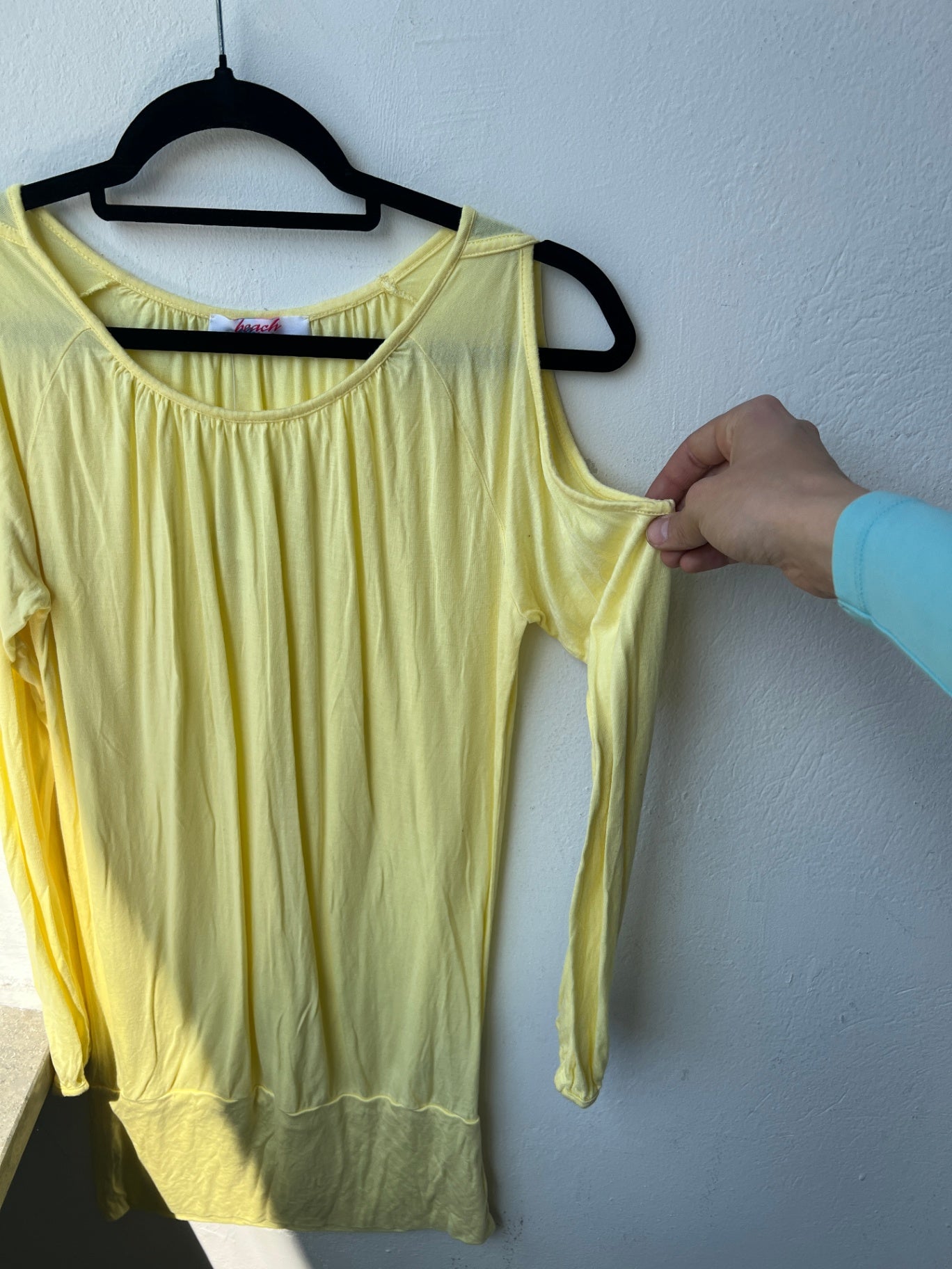 Kleid M Buttergelb