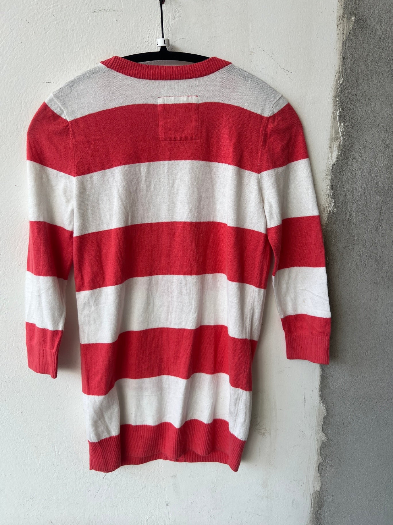 Hollister Cardigan Pink Weiß gestreift M