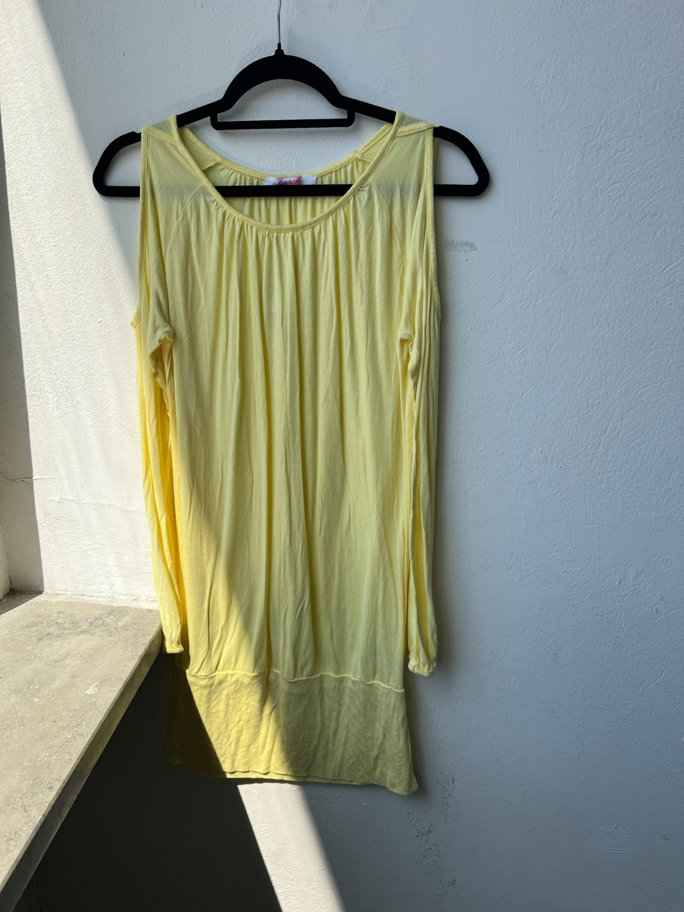Kleid M Buttergelb