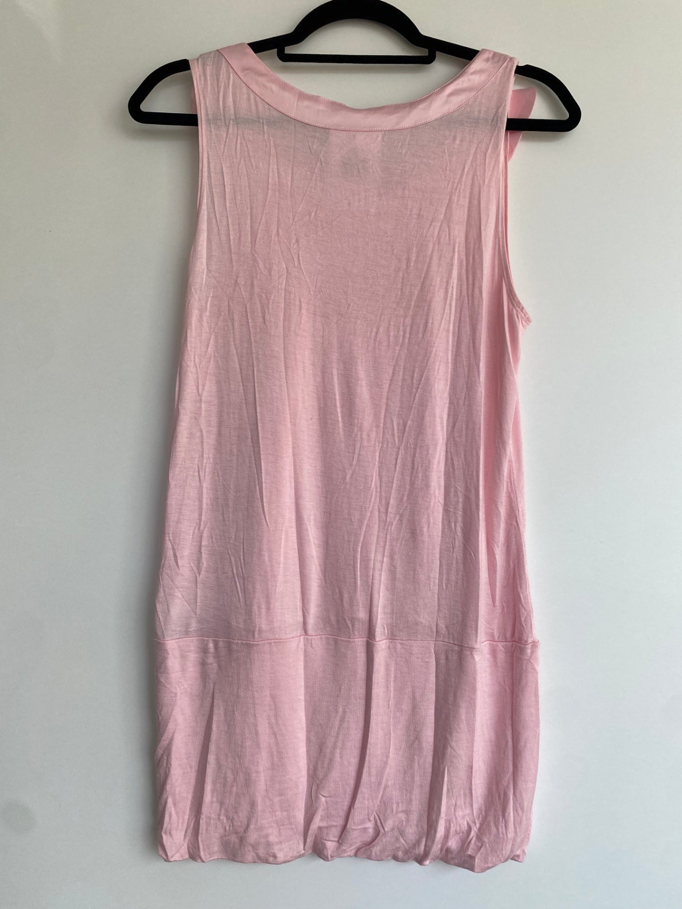 Ärmeloses langes Oberteil/Mini-Kleid Rosa