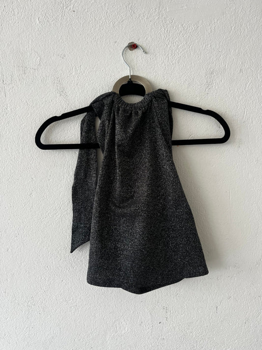 Kleid S Schwarz mit weißen Punkten