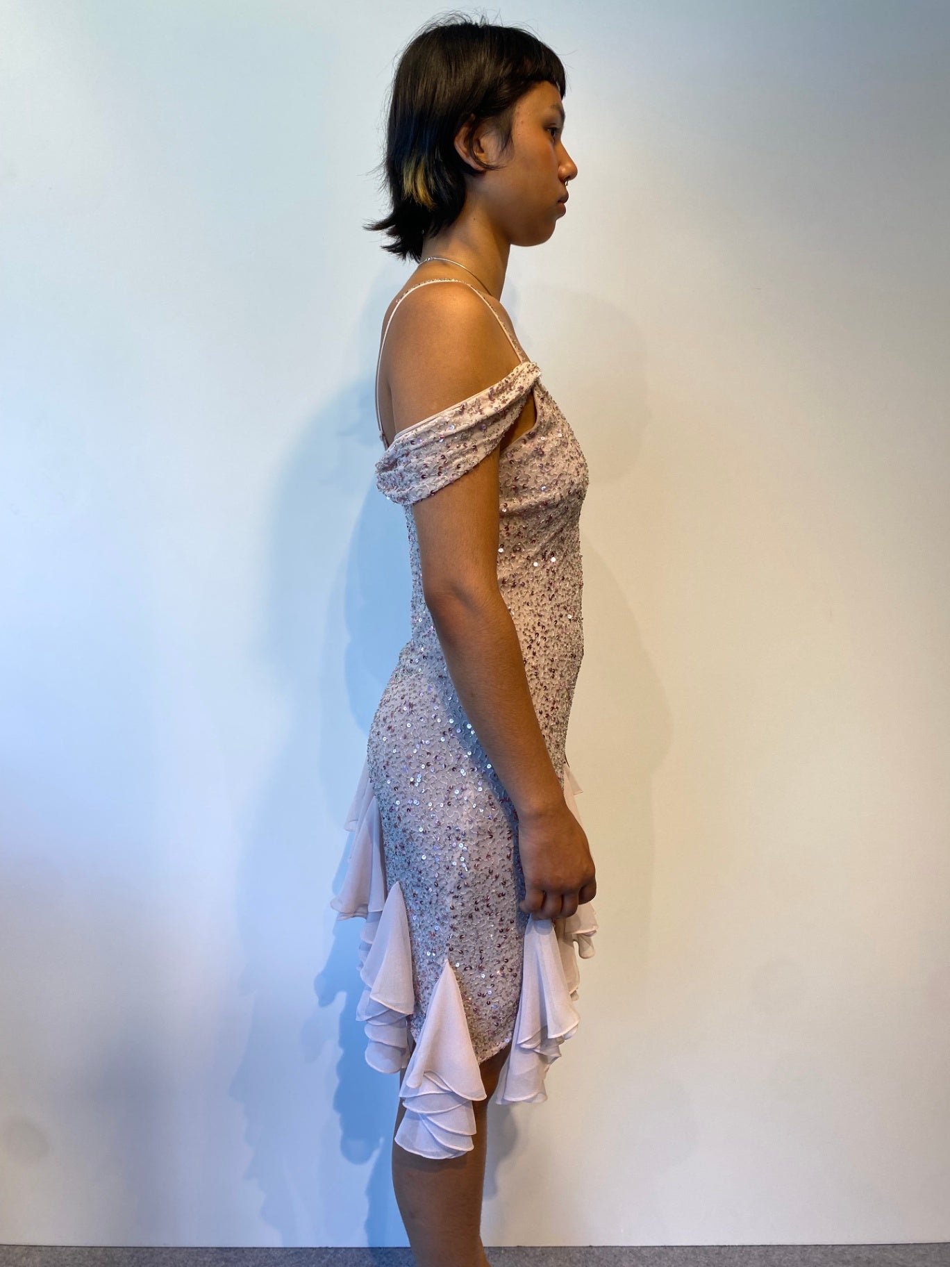 Cocktailkleid S Hellrosa, Flieder