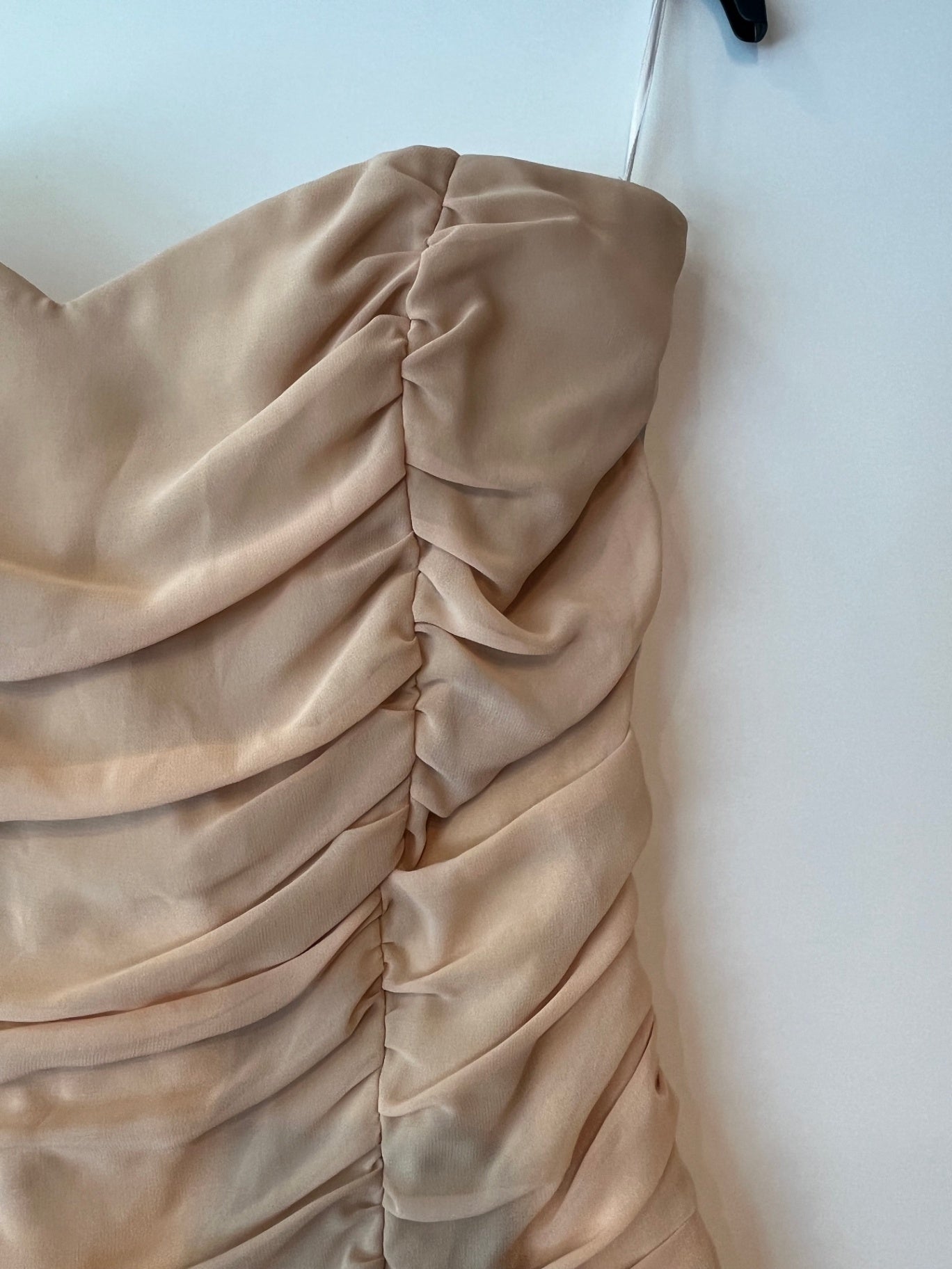 Abendkleid XS Beige