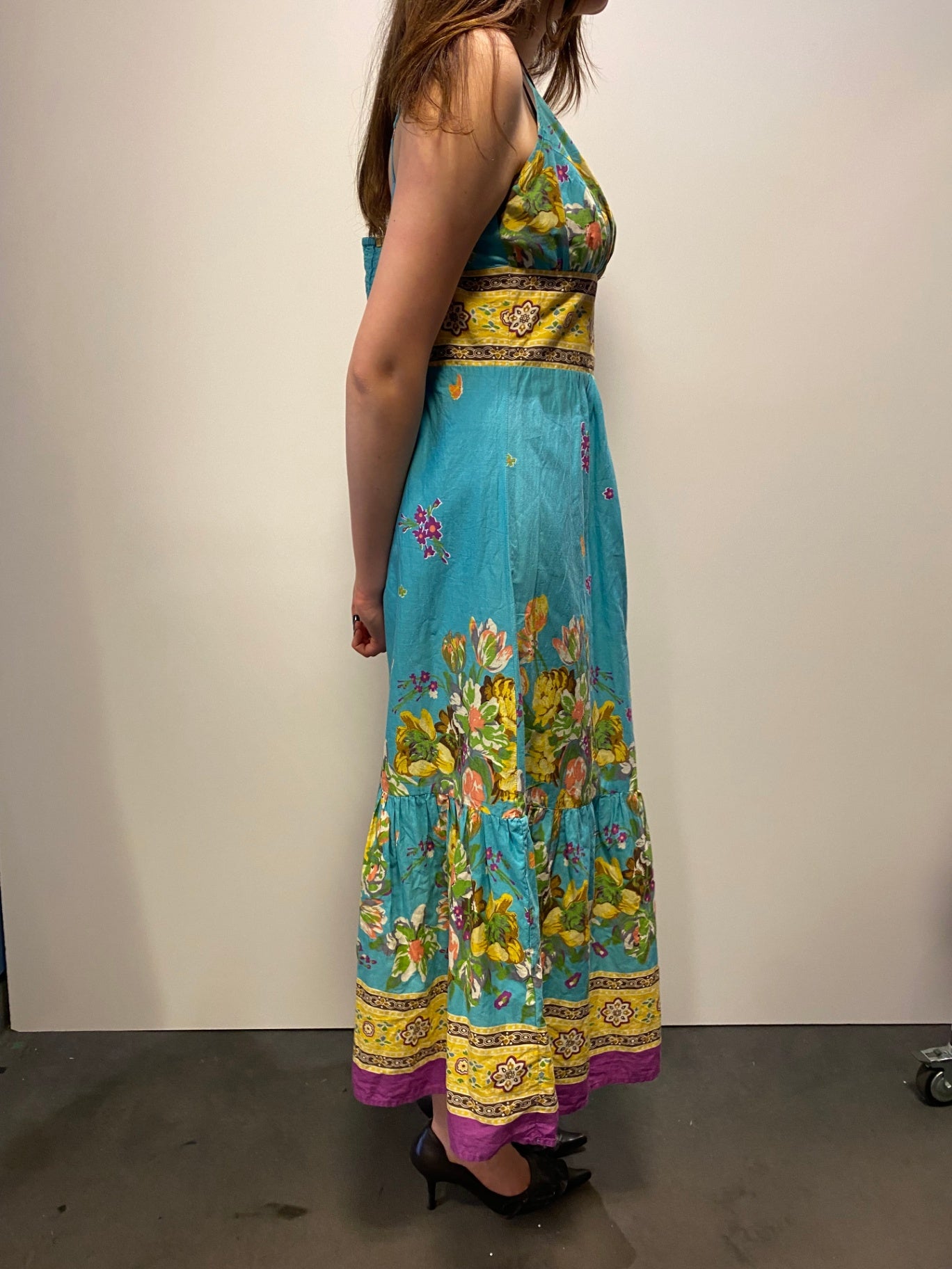 Maxikleid L Bunt