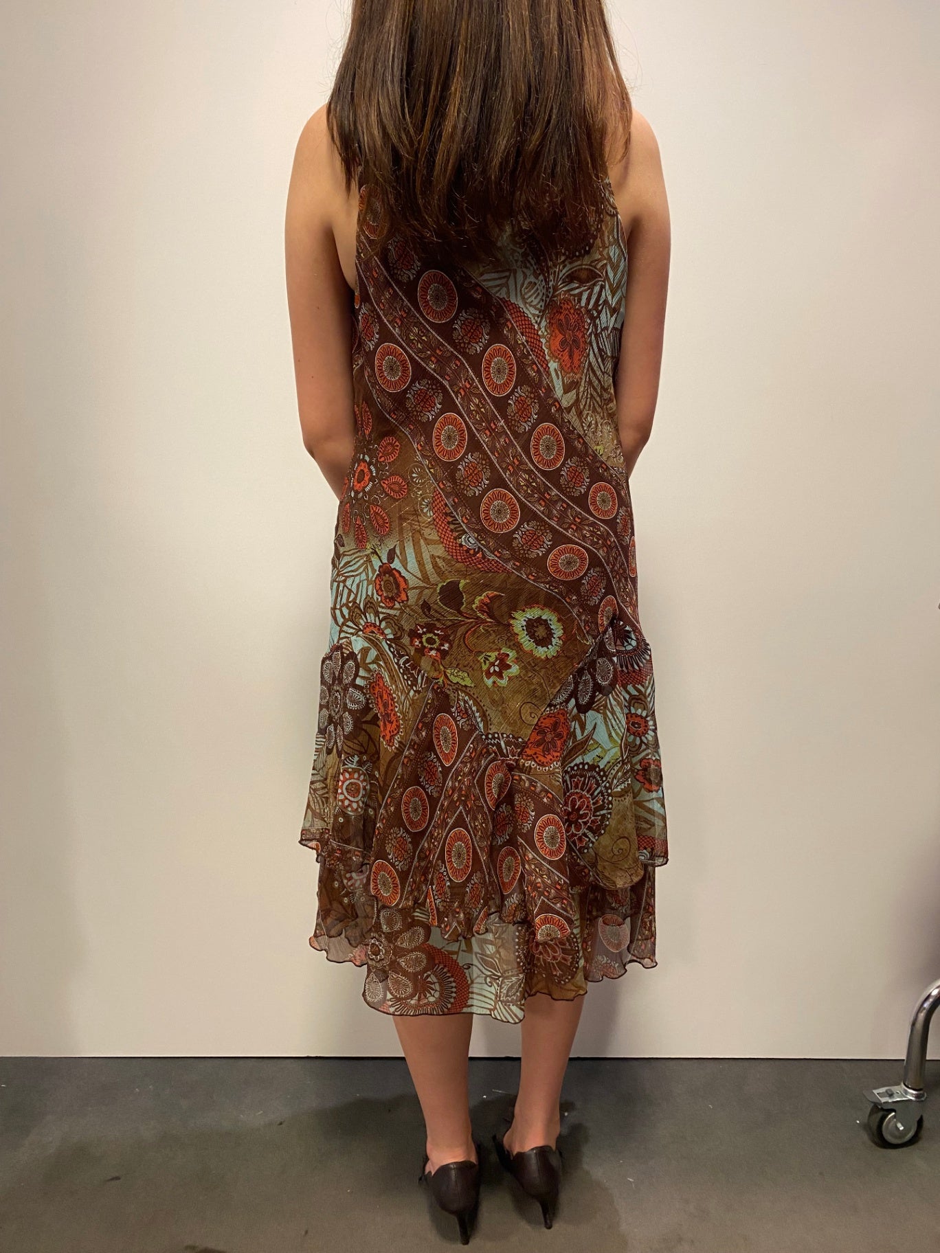 Kleid M Braun