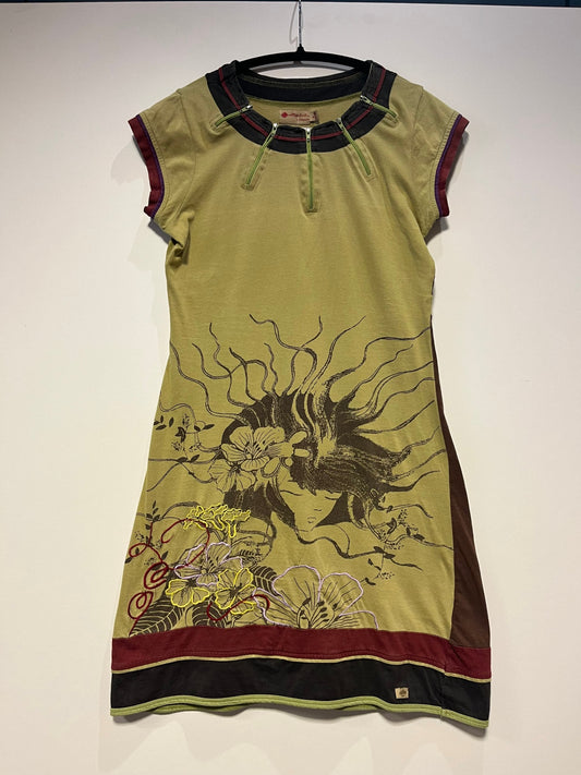 Kleid S Olivgrün