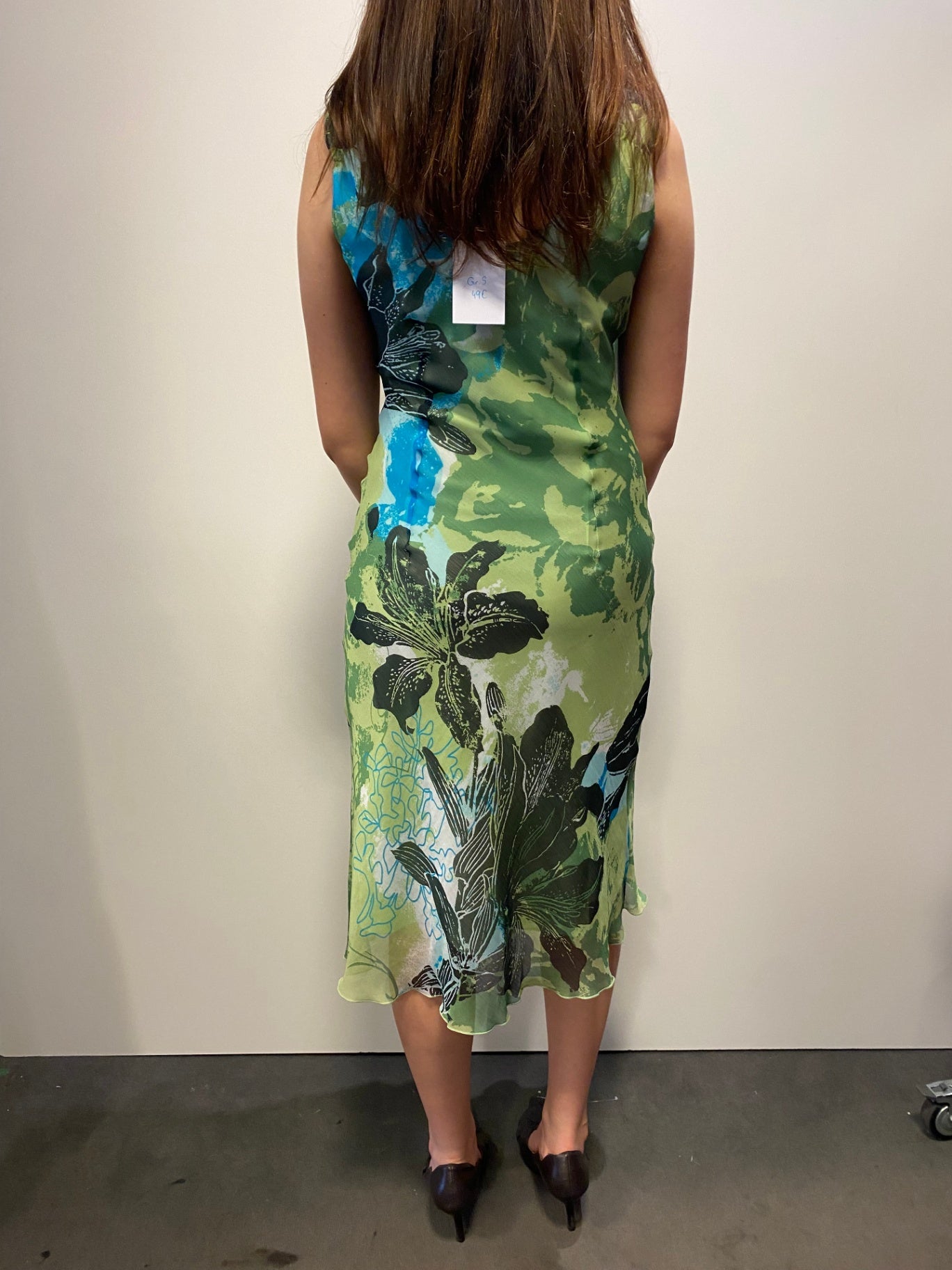 Kleid S Grün, Blau