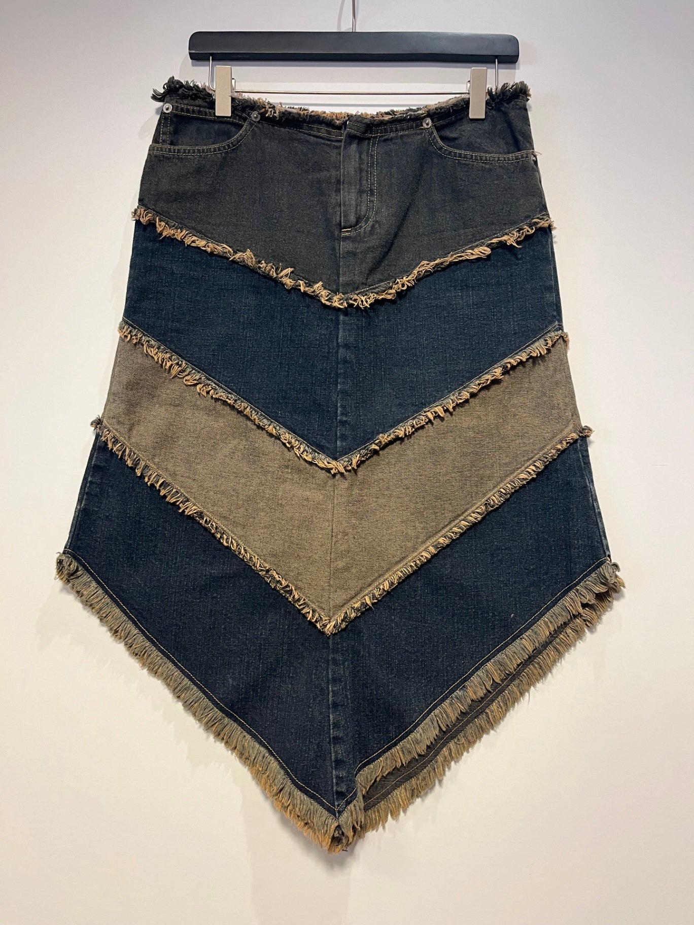Denim Midirock M Multicolor