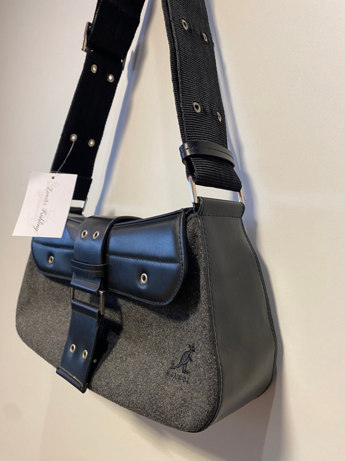 Tasche Grau und Schwarz