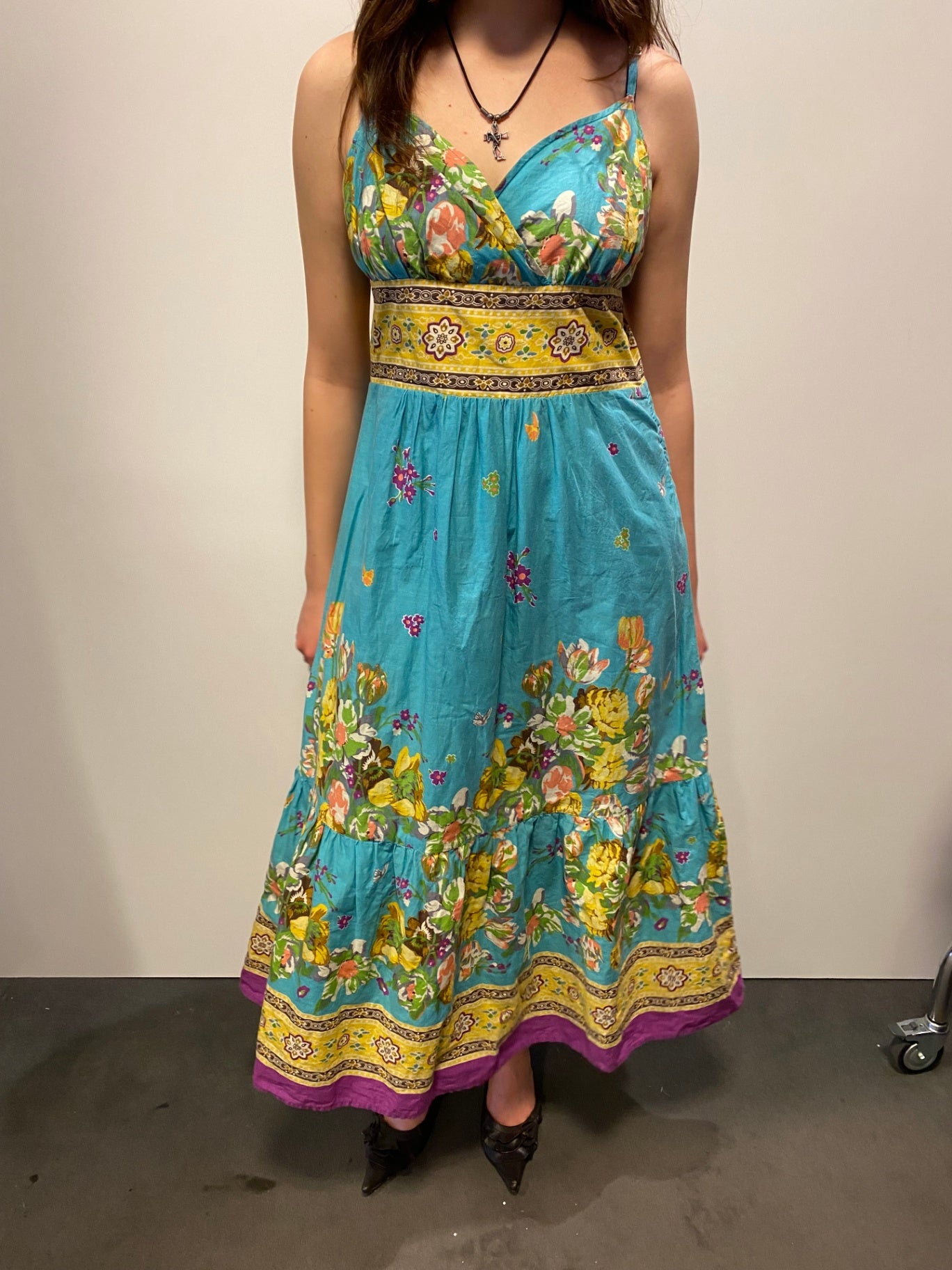 Maxikleid L Bunt