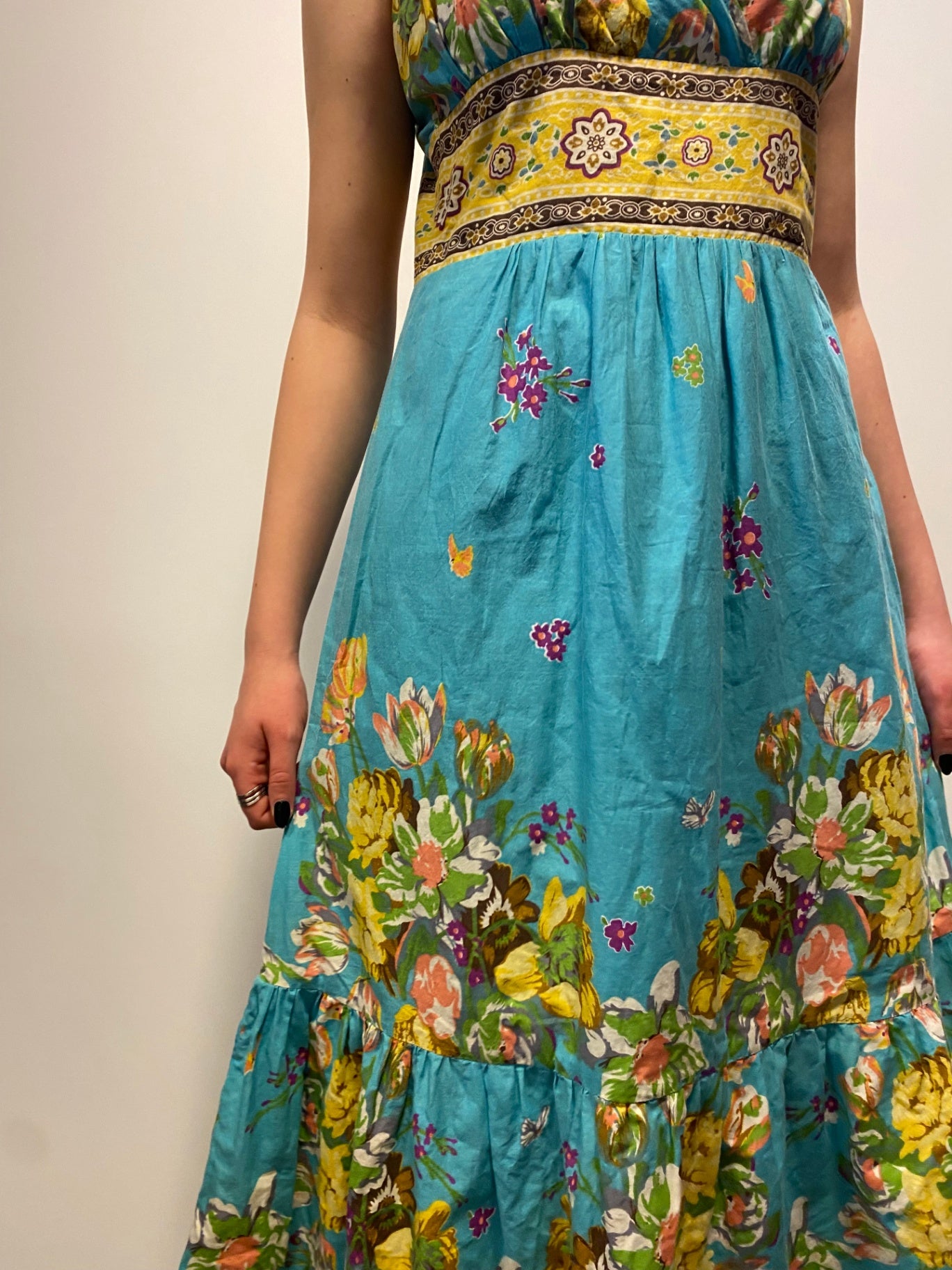Maxikleid L Bunt