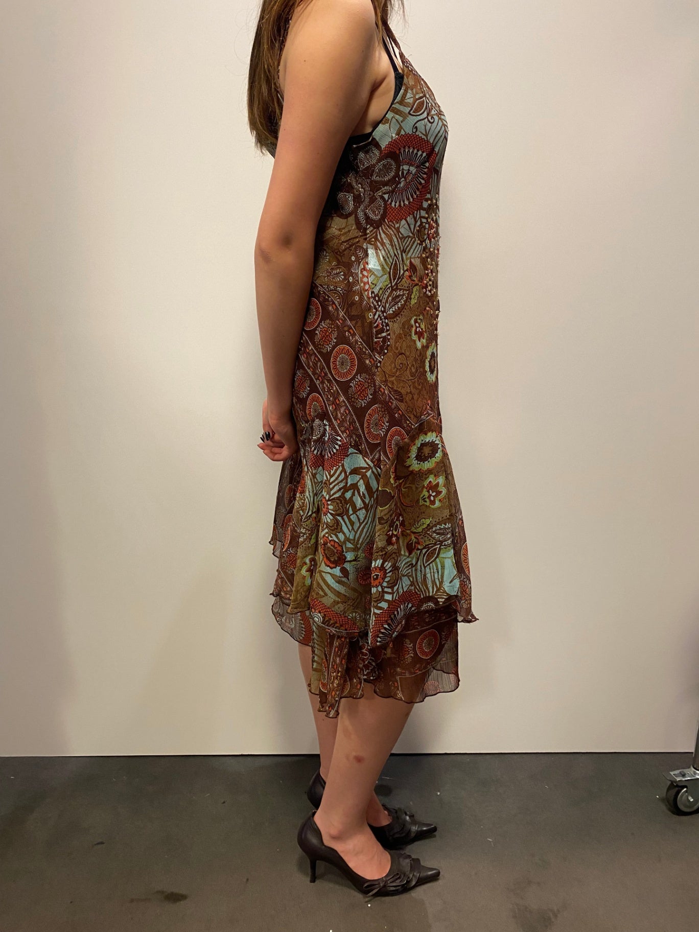 Kleid M Braun