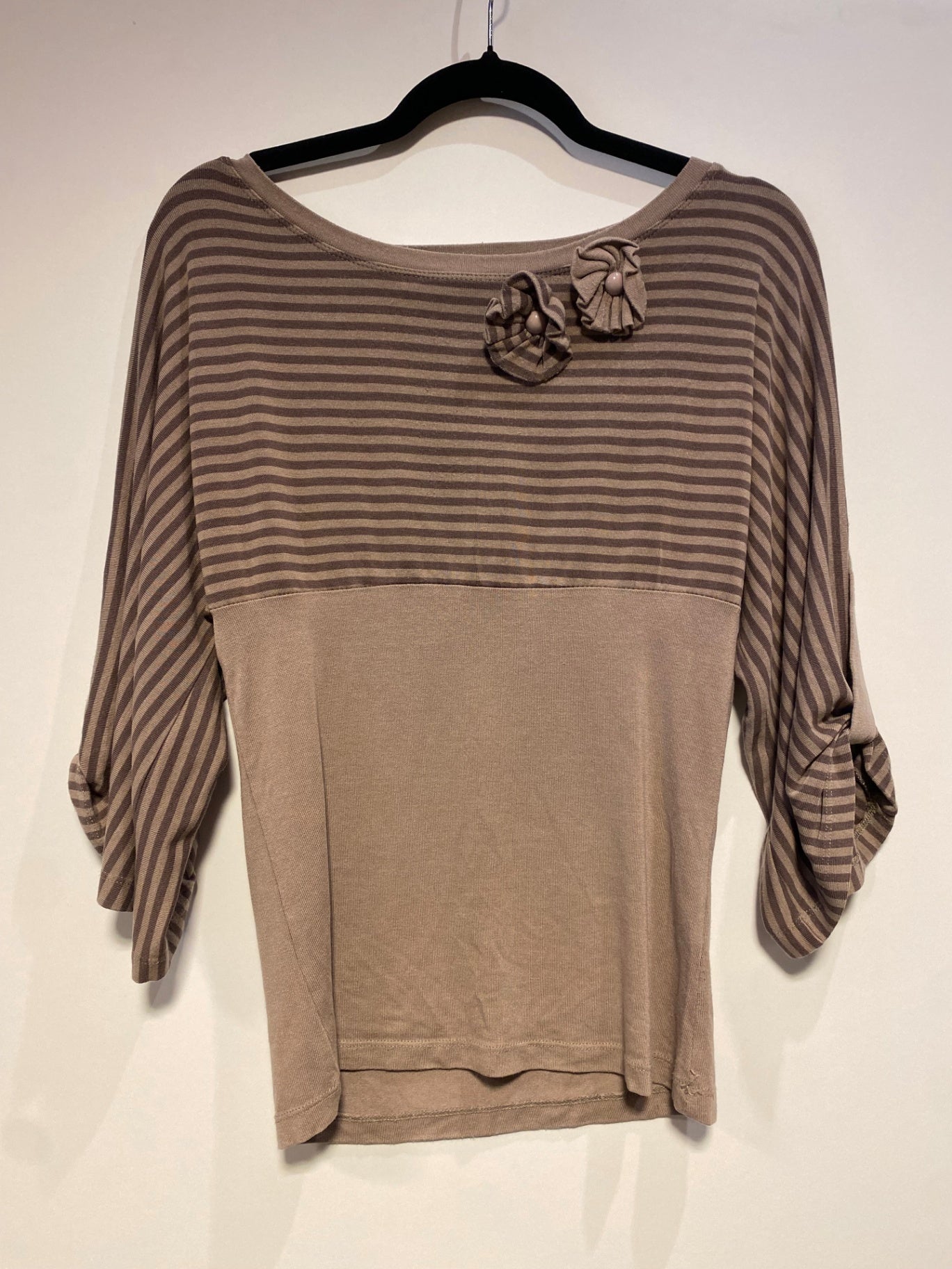Oberteil S Beige und braun